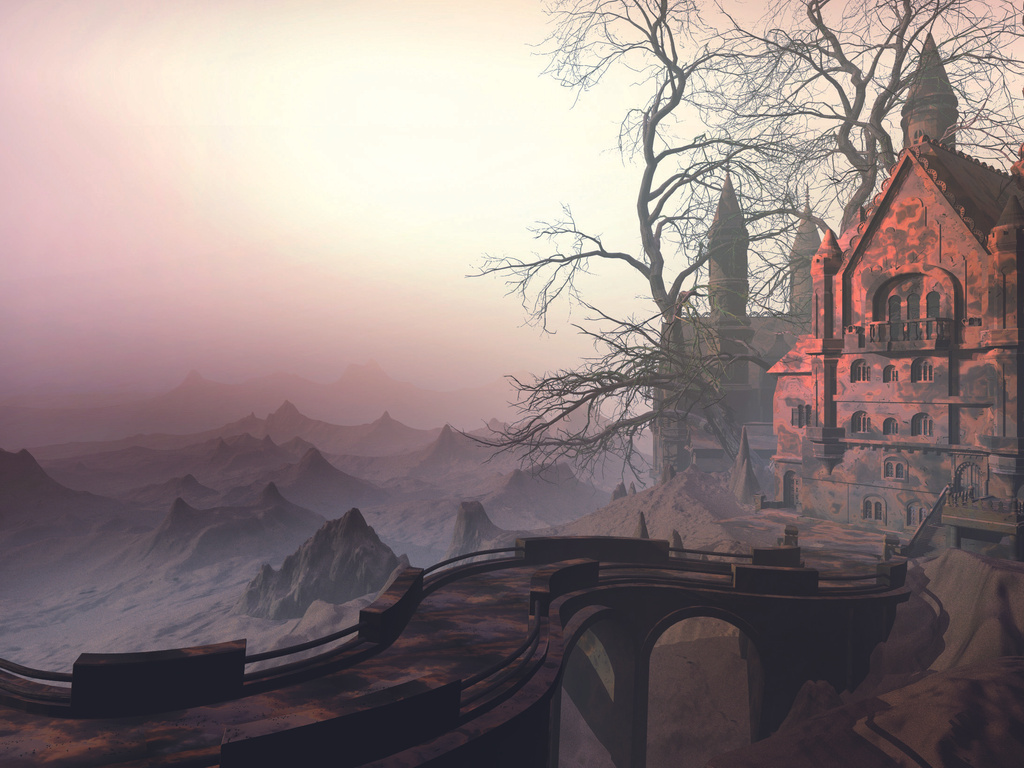 1024x768 Castle Dreamy Artwork Wallpaper,1024x768 Resolution HD 4k