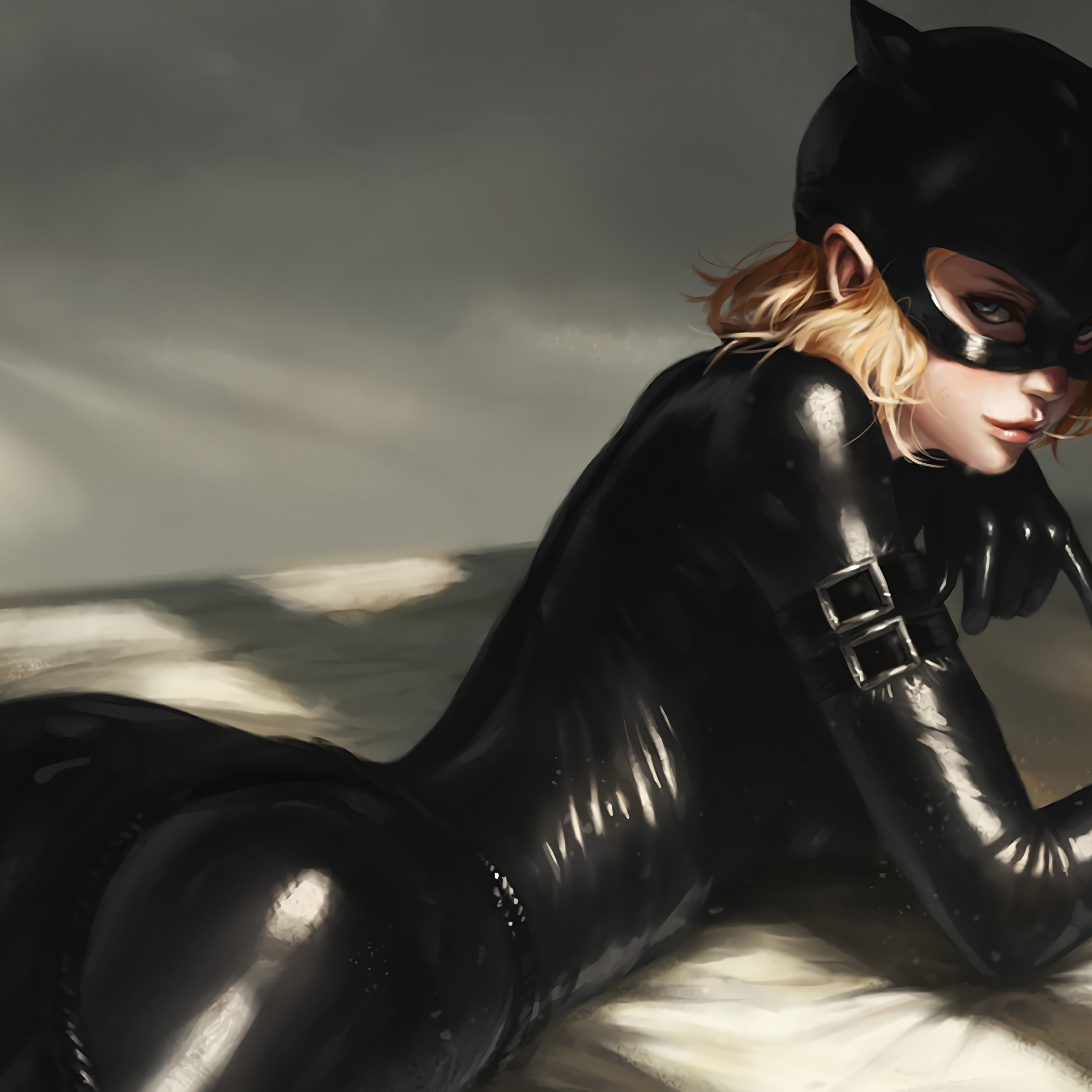 Cartoon catwoman naked