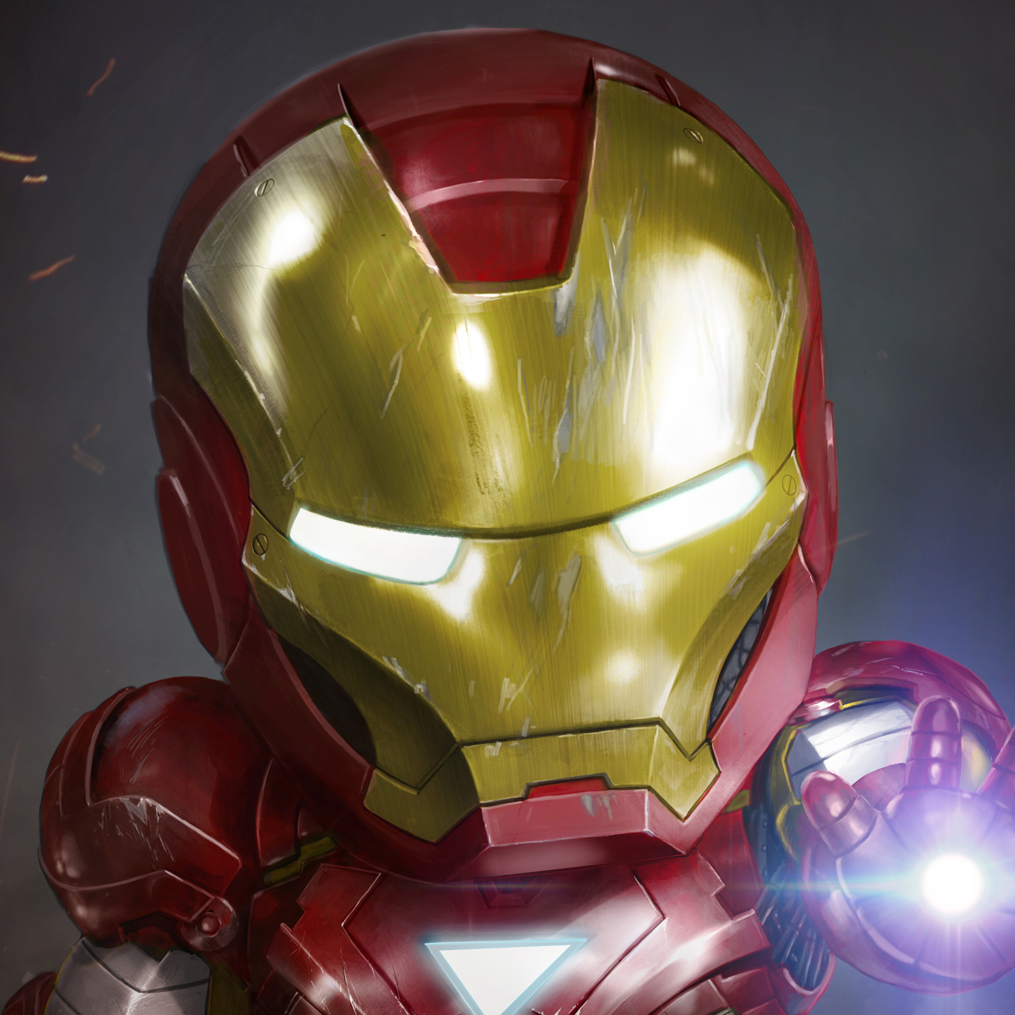 2048x2048 Chibi Iron Man Artwork Ipad Air ,HD 4k Wallpapers,Images ...