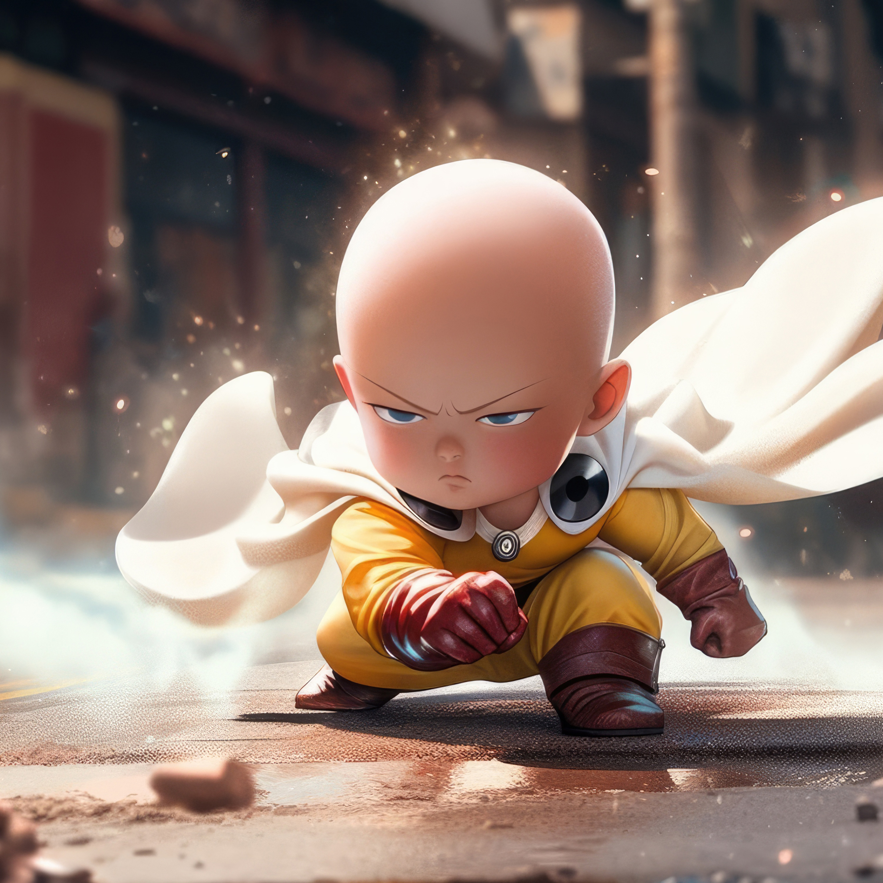 Anime Boys One Punch Man Saitama wallpaper, 1920x1080