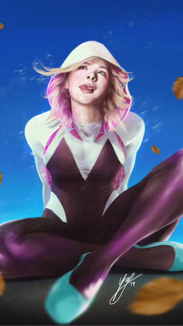 375x667 Chloe Grace Mortez Gwen Stacy 4k 375x667 Resolution HD 4k ...