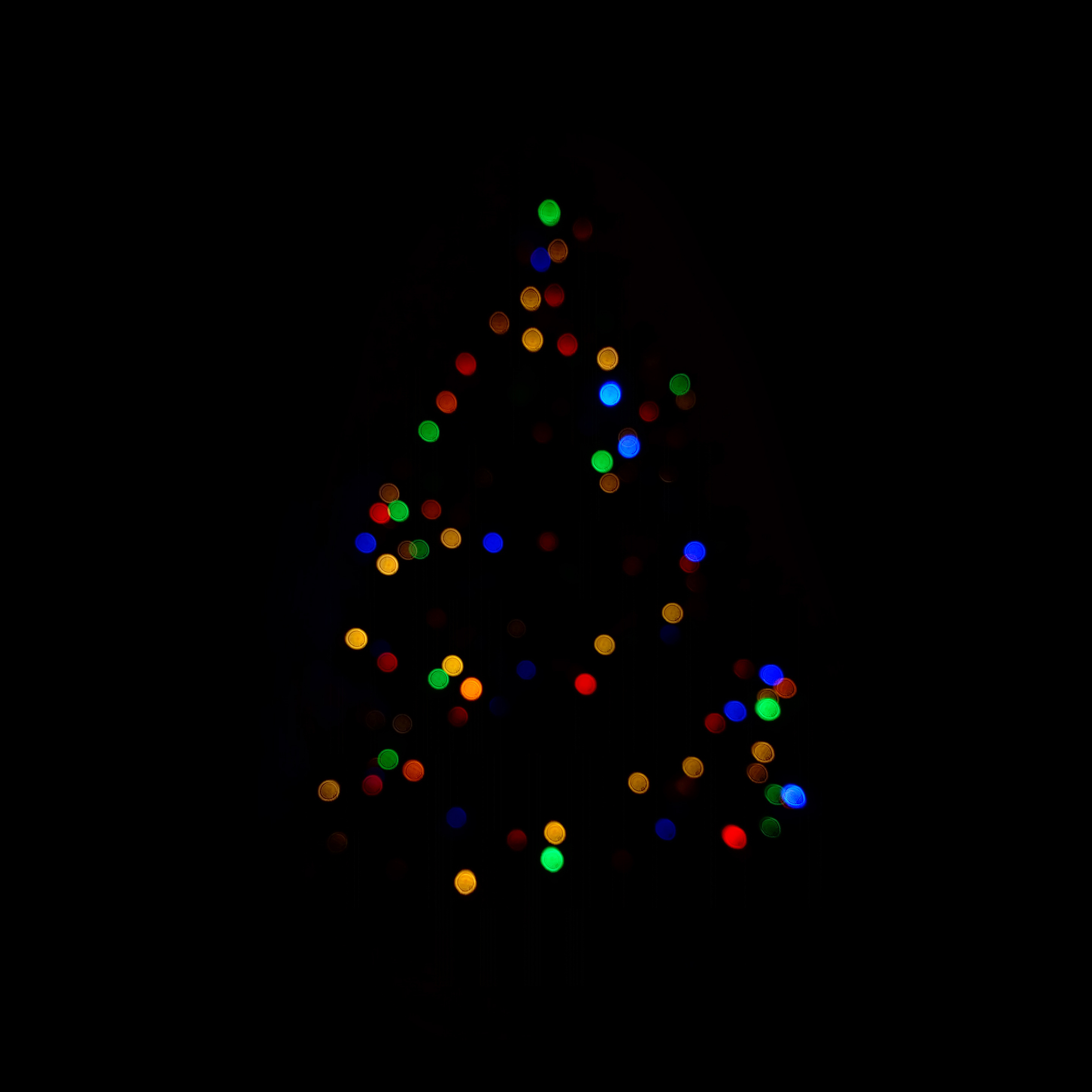 2932x2932 Christmas Tree Minimalism Dark 4k Ipad Pro Retina Display HD 4k  Wallpapers, Images, Backgrounds, Photos and Pictures
