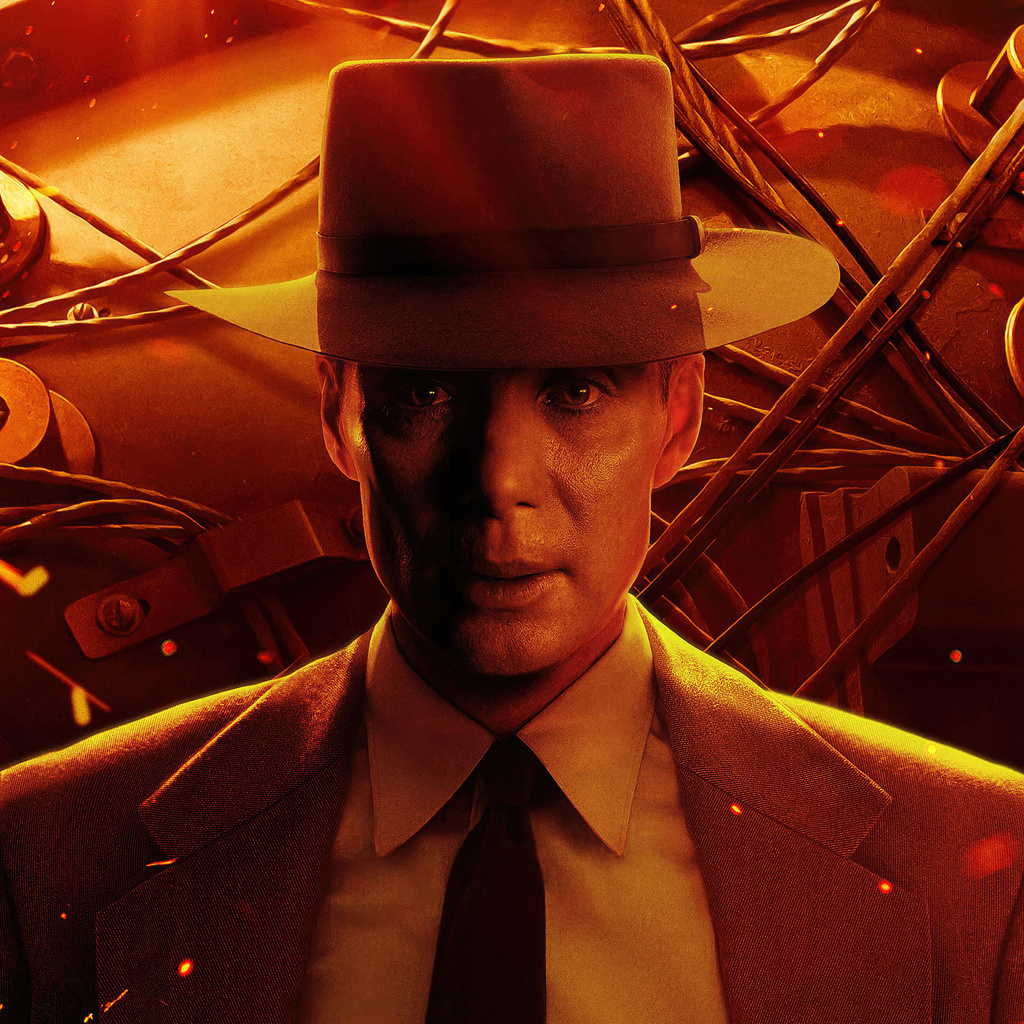 1024x1024 Cillian Murphy In Oppenheimer 2023 5k 1024x1024 Resolution HD ...