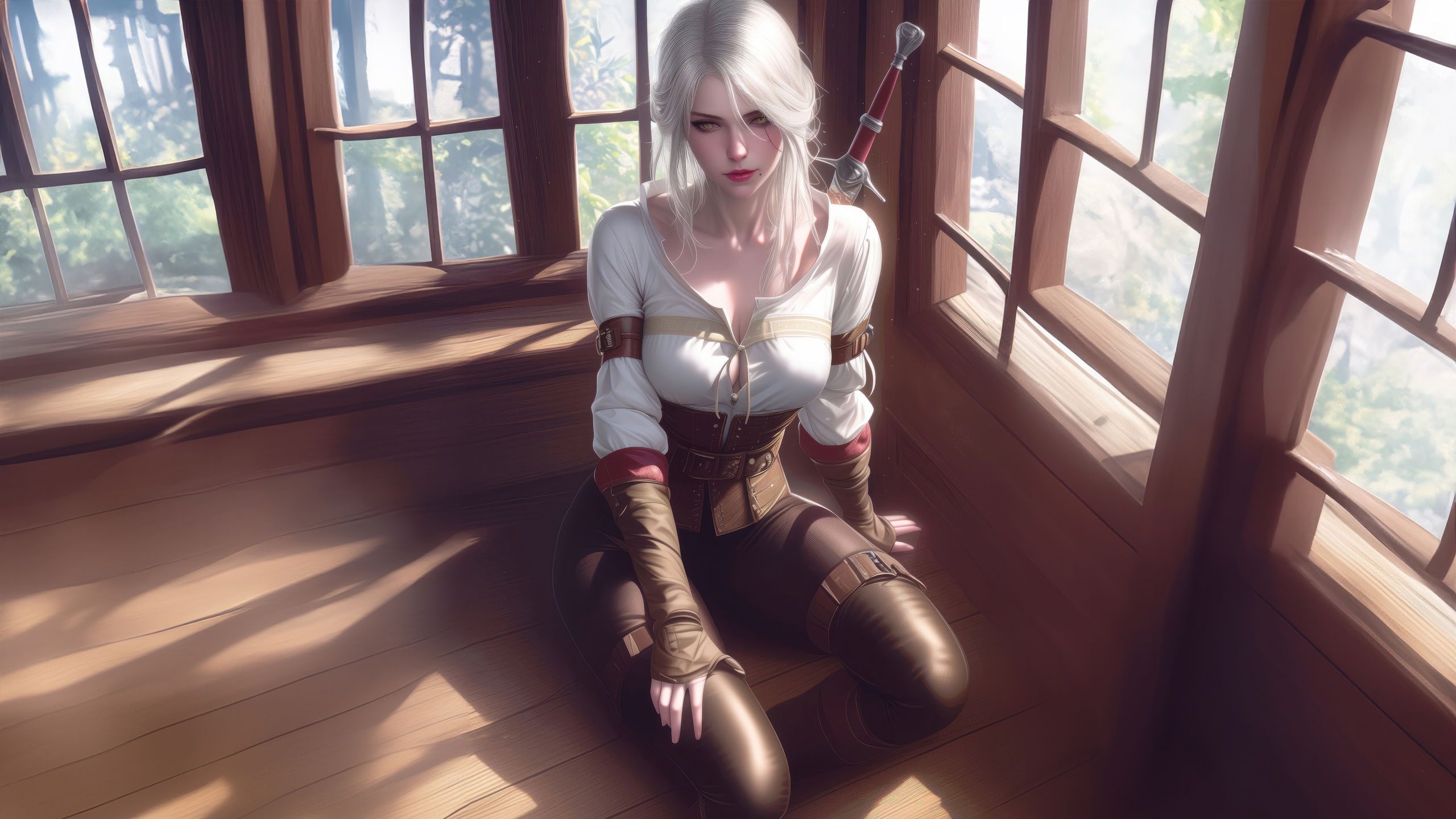 2560x1440 Ciri Legacy Of Courage 1440P Resolution ,HD 4k Wallpapers,Images,Backgrounds,Photos