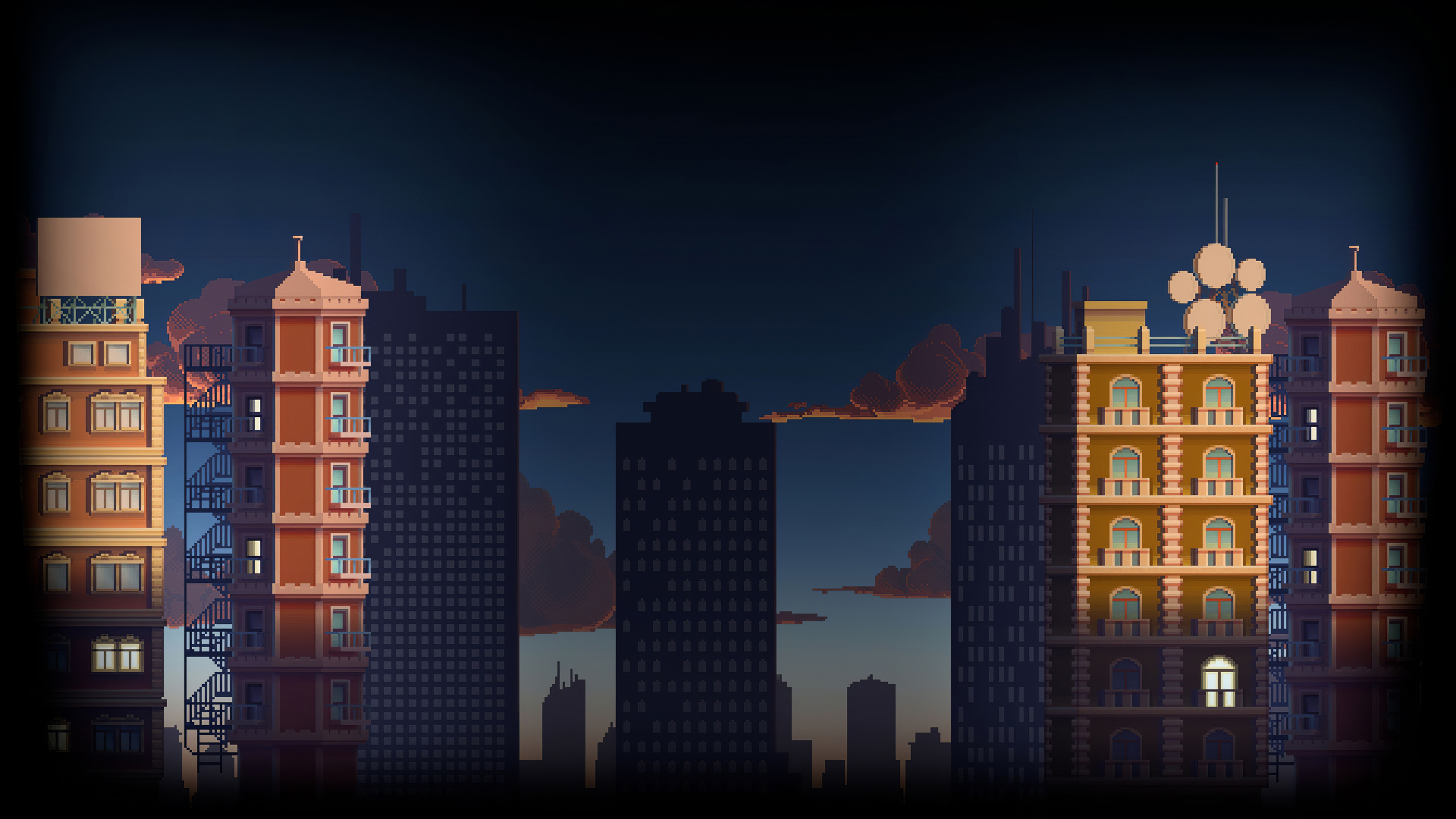 Pixelated Mini Dump Pixel City Pixel Art Pixel Art Background Images