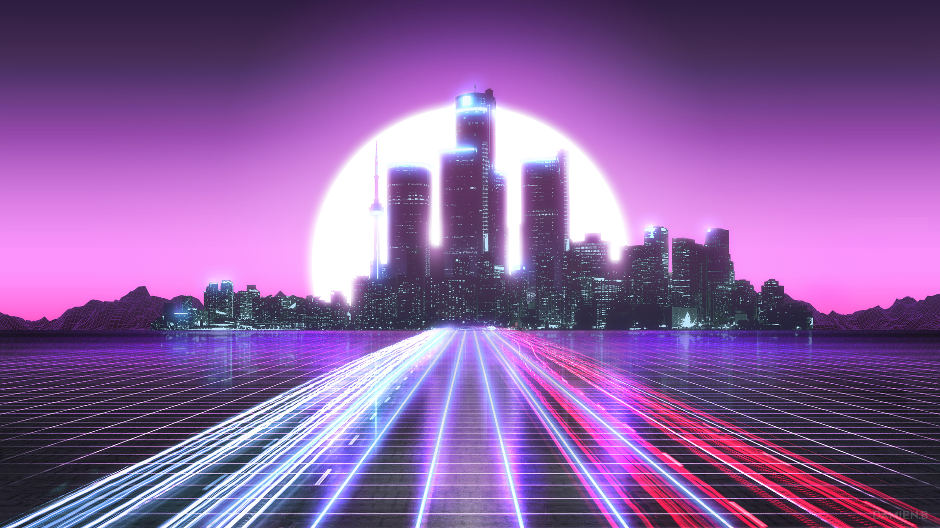 Neon Lights City Cyberpunk HD Wallpaper - KDE Store