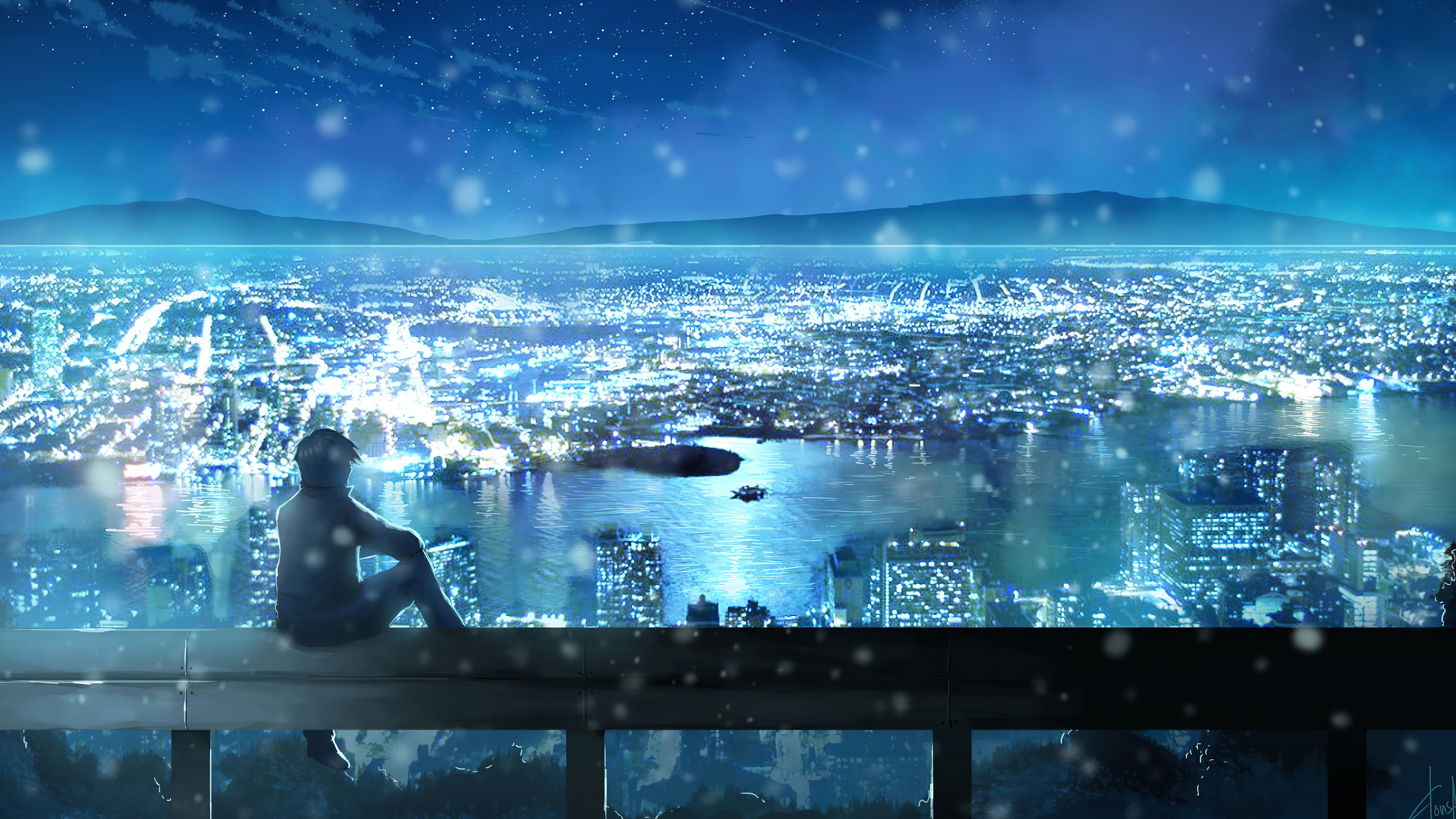 Wallpaper ID: 381946 / Anime Landscape Phone Wallpaper, , 1080x1920 free  download