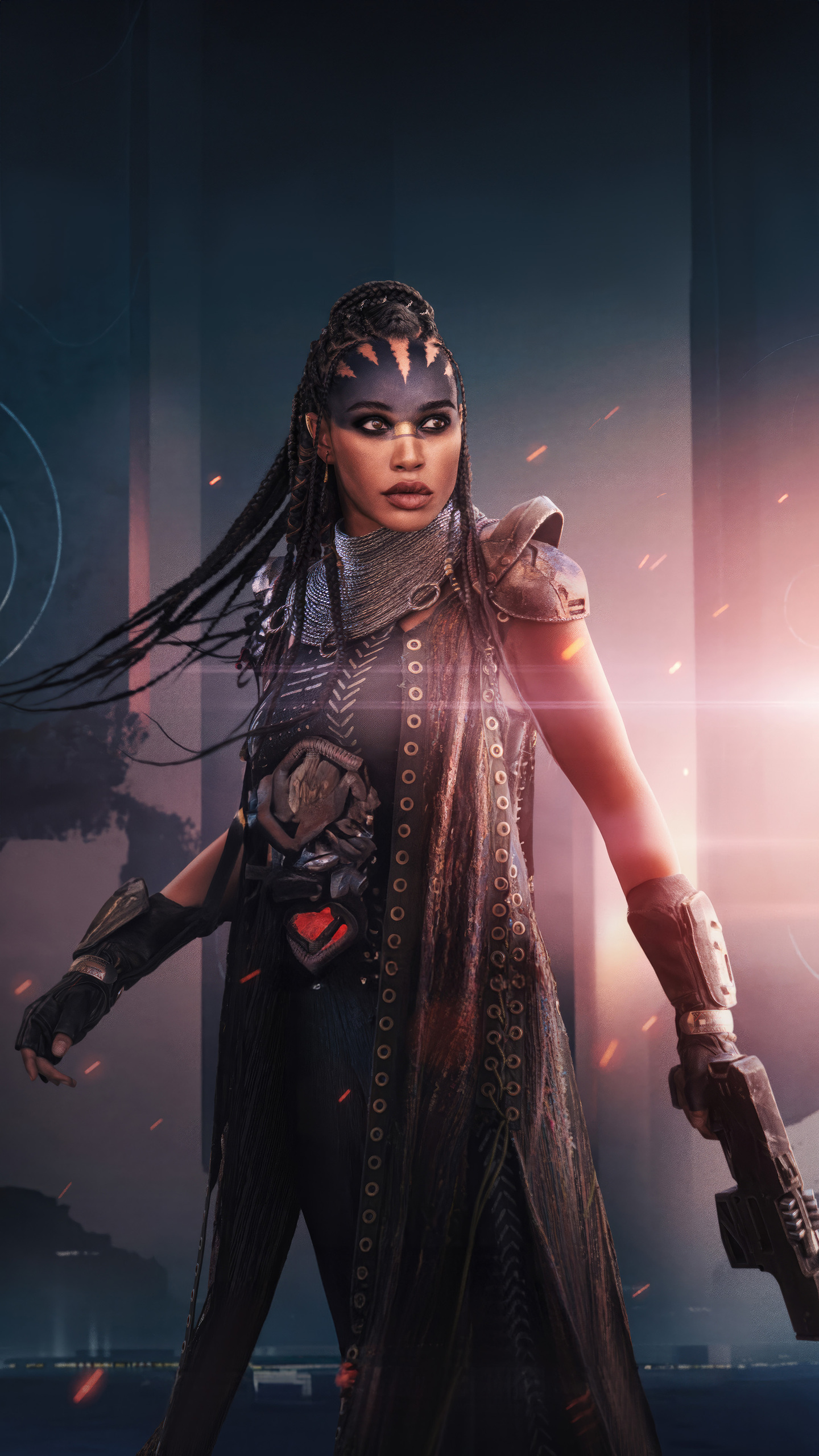 1440x2560 Cleopatra Coleman Is Devra Bloodaxe In Rebel Moon Part One A ...