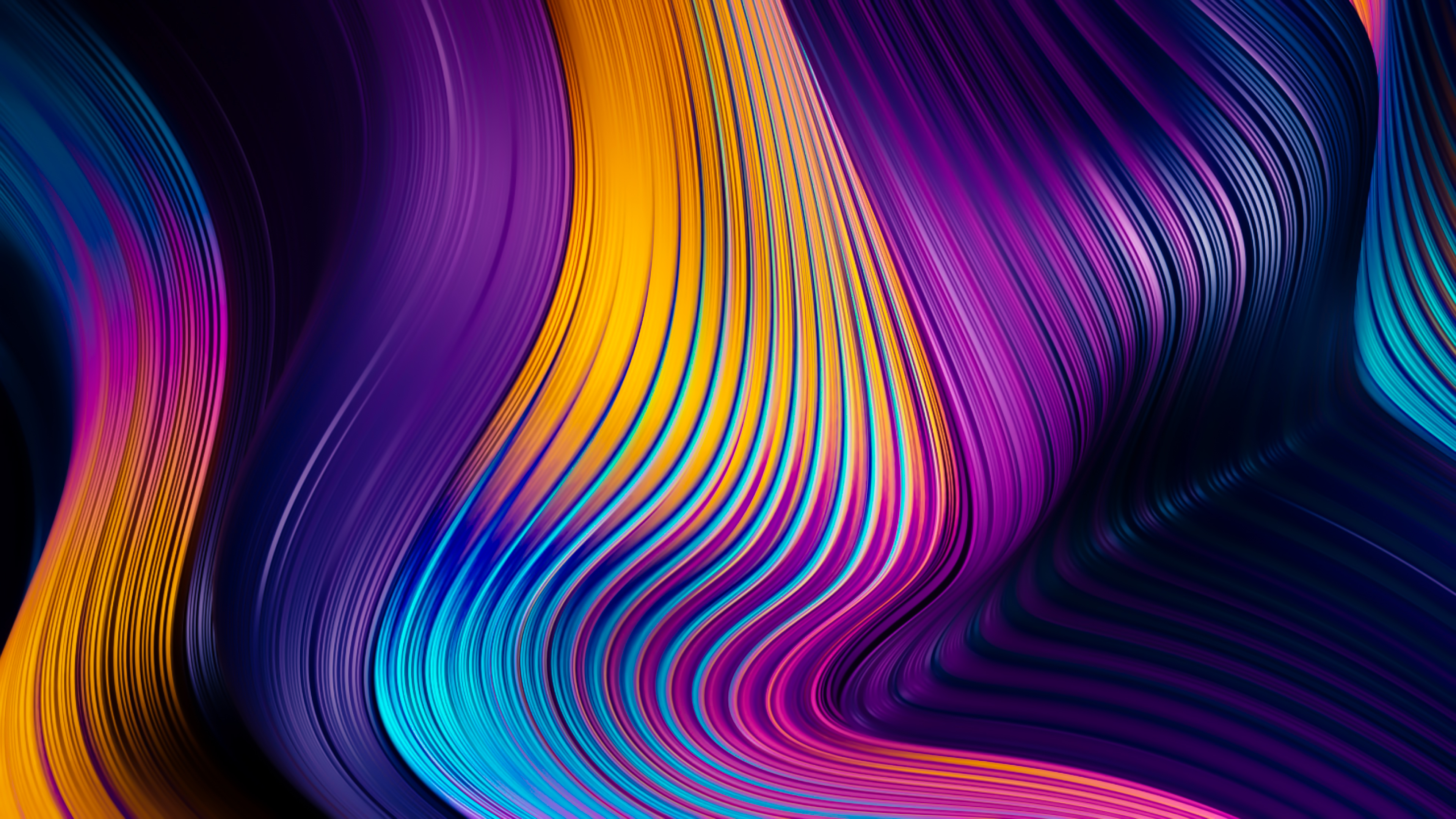 3840x2160 Colors Falling From Top Abstract 4k 4k HD 4k Wallpapers
