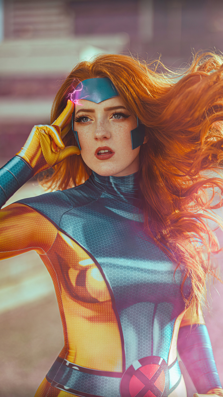 720x1280 Cosplay Jean Grey Girl 4k Moto G X Xperia Z1 Z3 Compact Galaxy