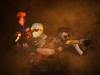 Counter Strike Game Art 4k Wallpaper In 320x240 Resolution
