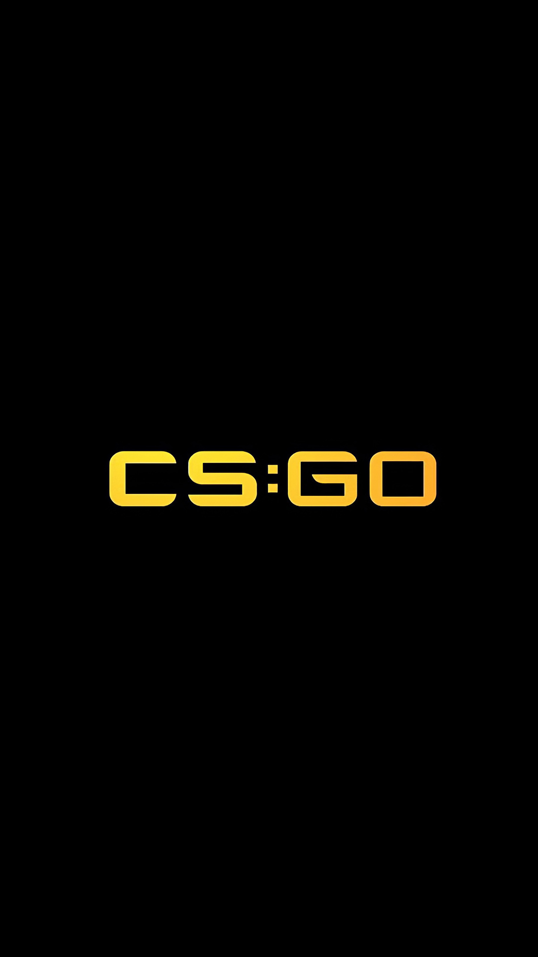 Counter Strike Global Offensive Minimal Logo 4k Wallpaper In 1080x1920 Resolution