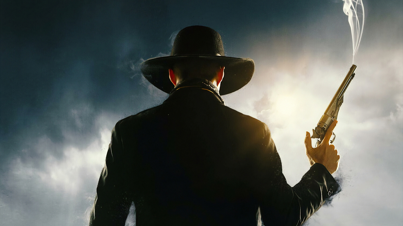 1366x768 Cowboy With Gun Laptop HD ,HD 4k Wallpapers,Images,Backgrounds