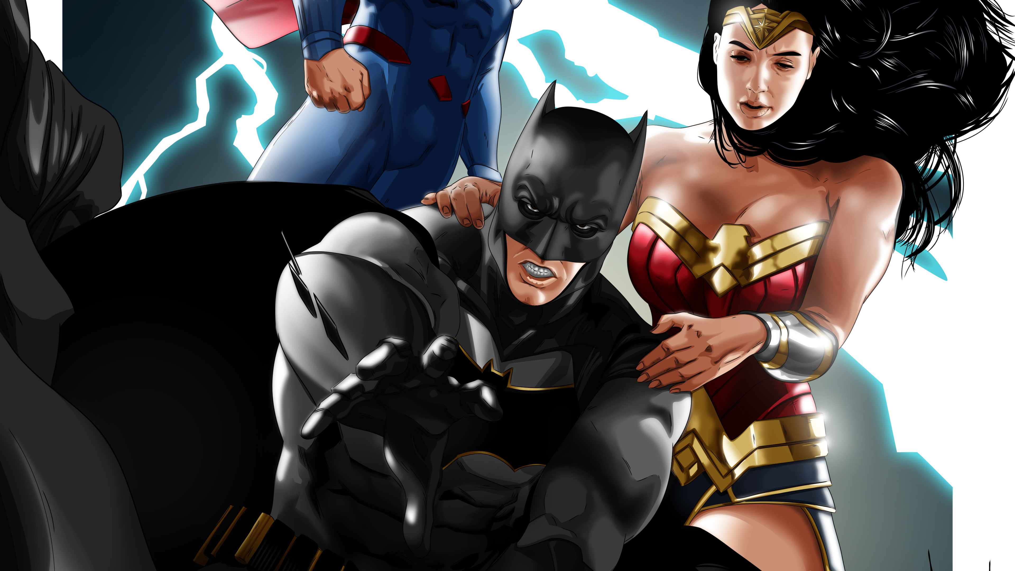 Crime Alley Batman Wonder Woman Superman 4k In 3840x2160 Resolution. crime-...
