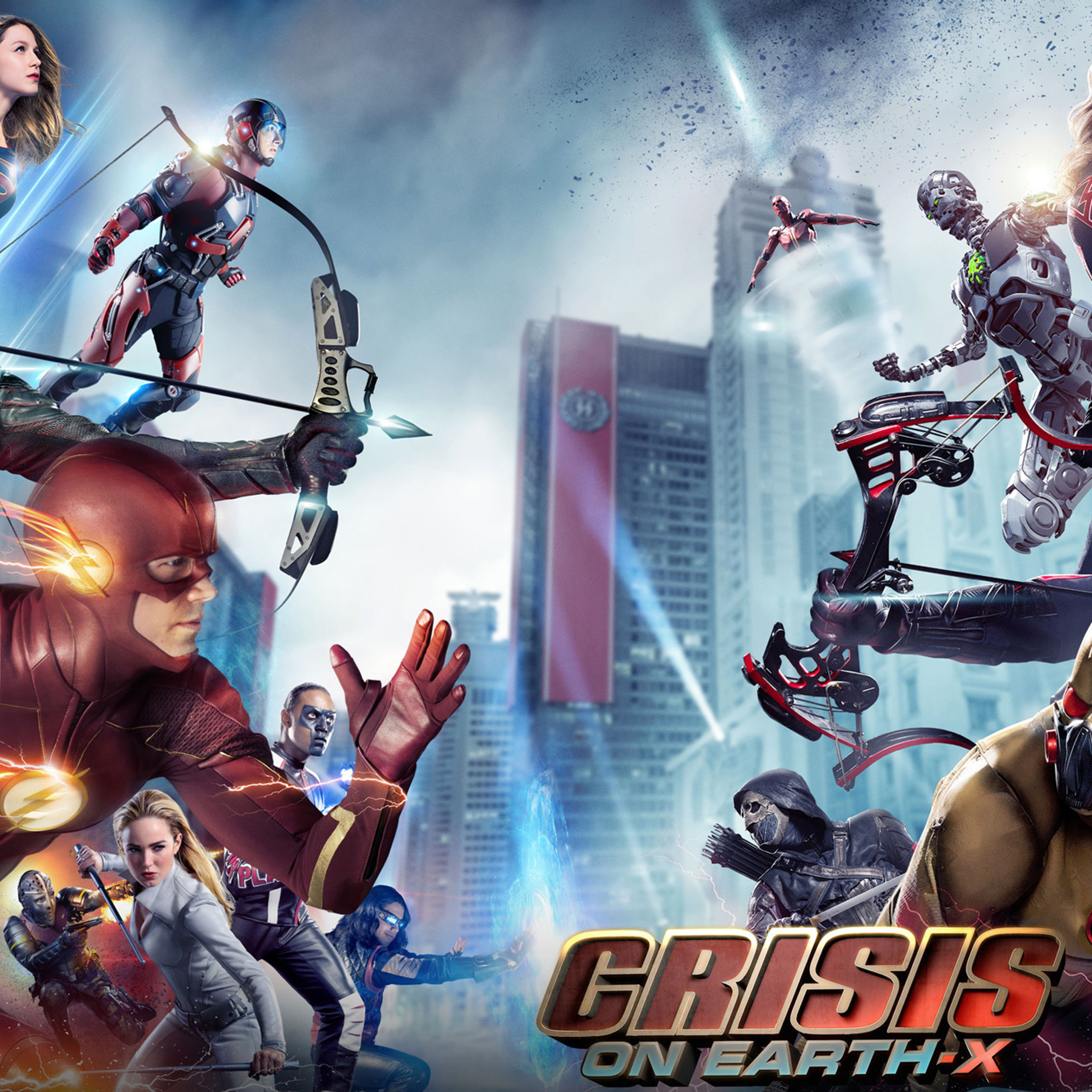 2932x2932 Crisis On Earth X Arrowverse Crossover 2017 Ipad Pro Retina ...