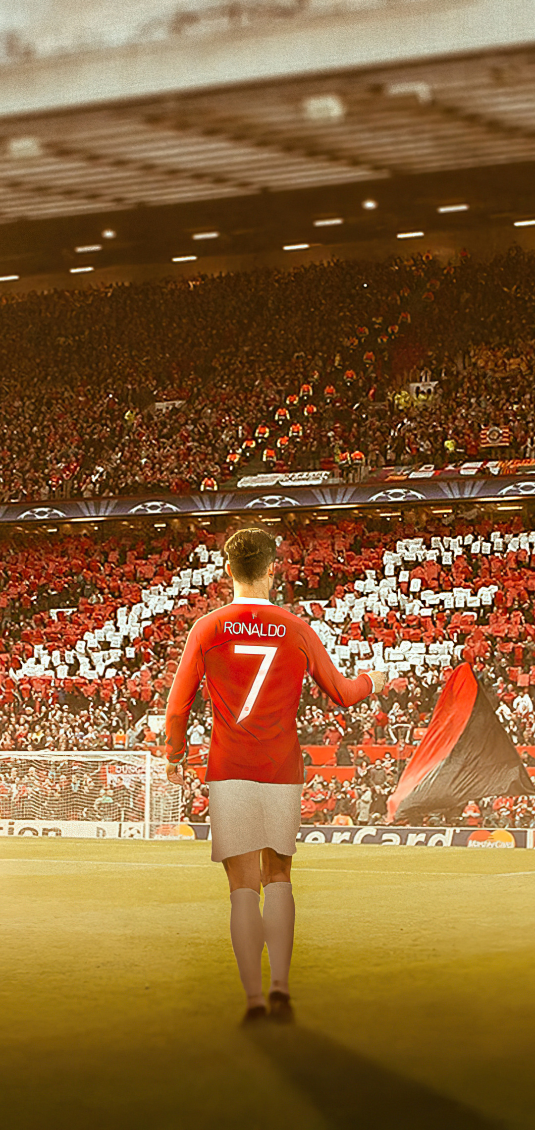 Cristiano Ronaldo Manchester United 4k Wallpaper In 1080x2280 Resolution
