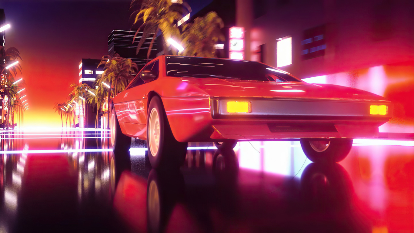 1366x768 Crystal City Delorean Laptop HD ,HD 4k Wallpapers,Images ...