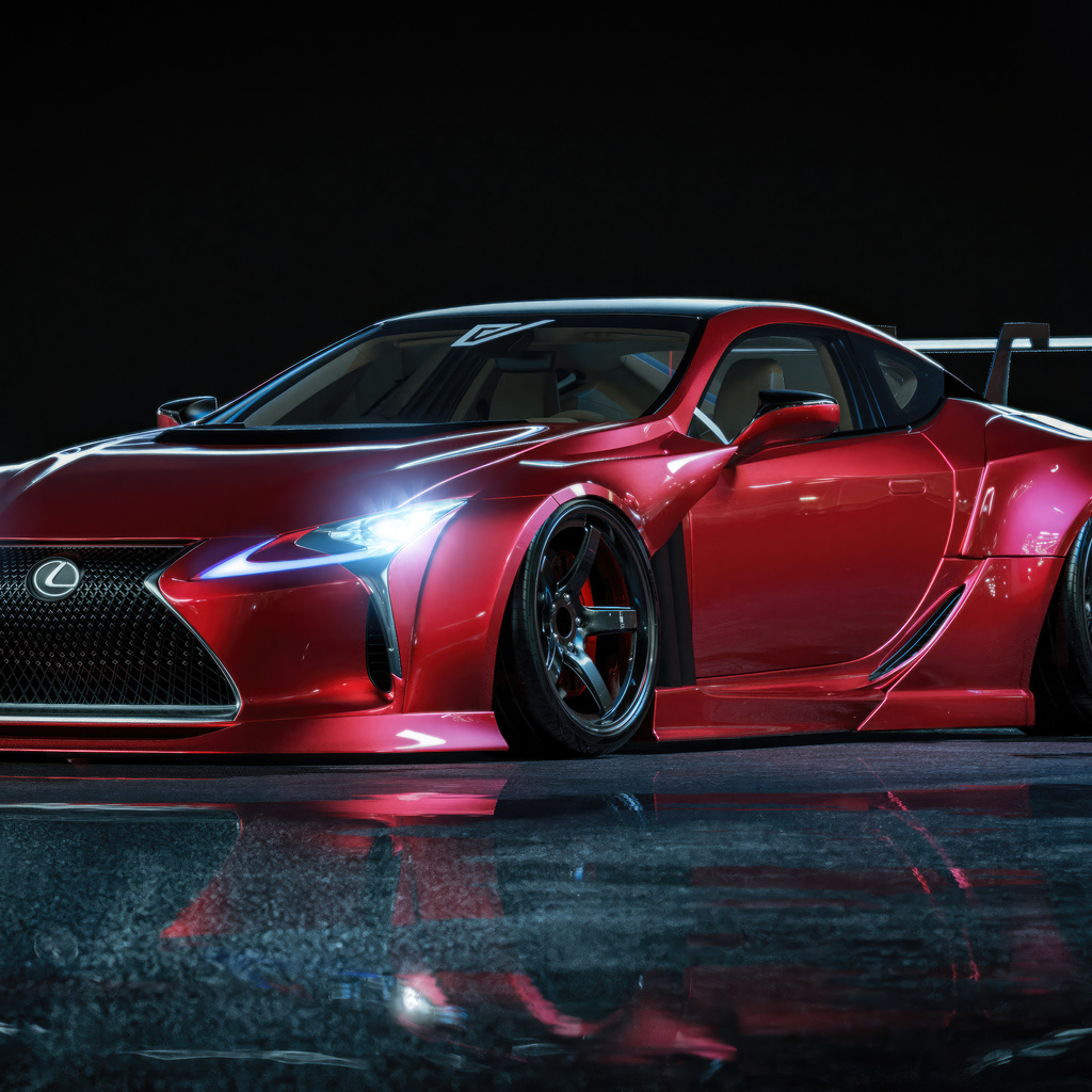1024x1024 Custom Widebody Lexus Lc 500 1024x1024 Resolution HD 4k