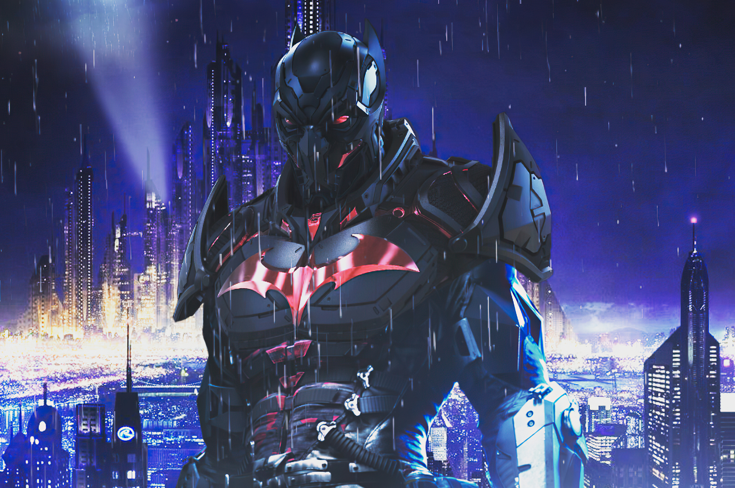 Cyber Batman Beyond 4k In 2560x1700 Resolution. cyber-batman-beyond-4...