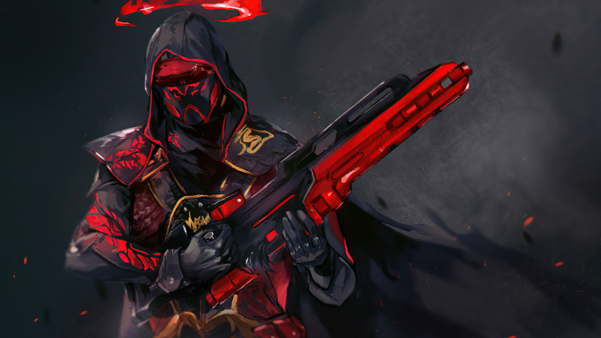 1920x1080 Cyber Gun Guy 4k Laptop Full HD 1080P HD 4k Wallpapers