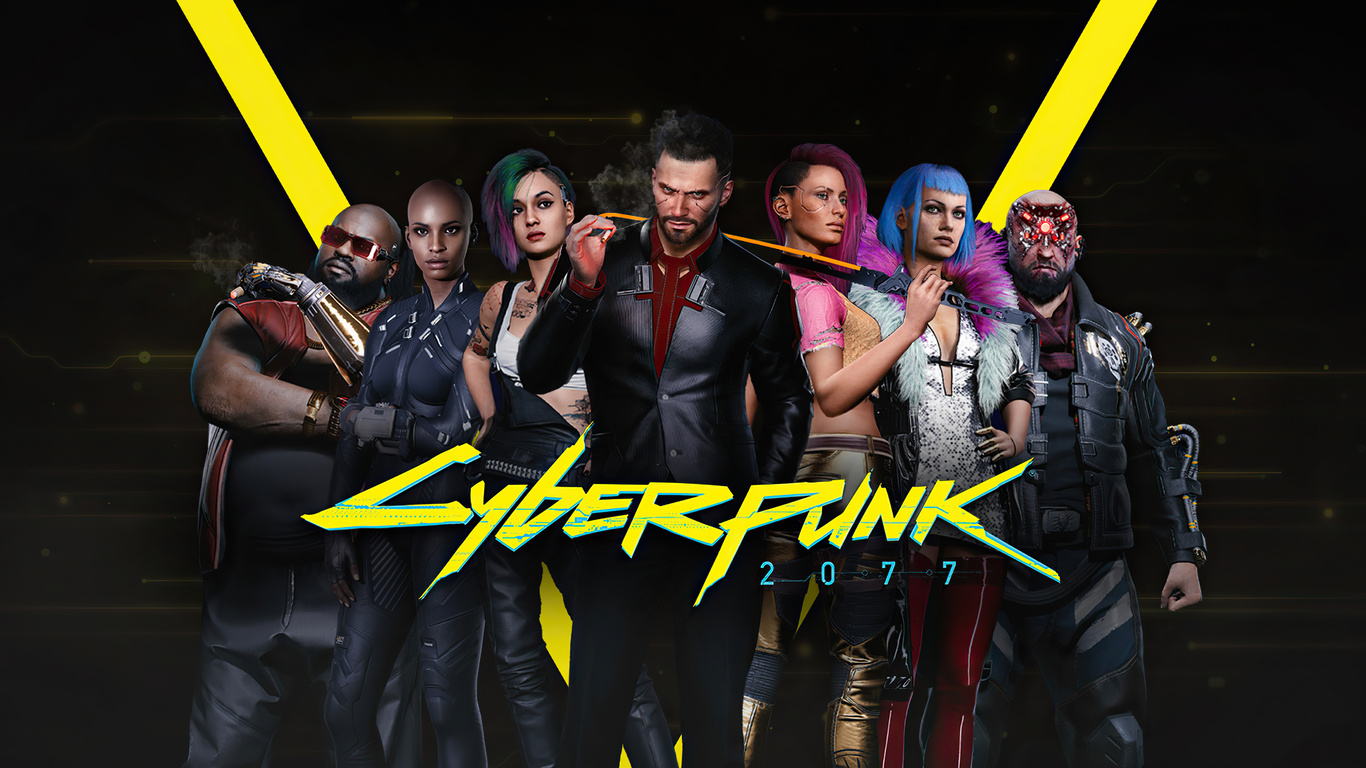 HD Wallpaper: Cyberpunk 2077, Game Characters, Screen Shot | Wallpaper