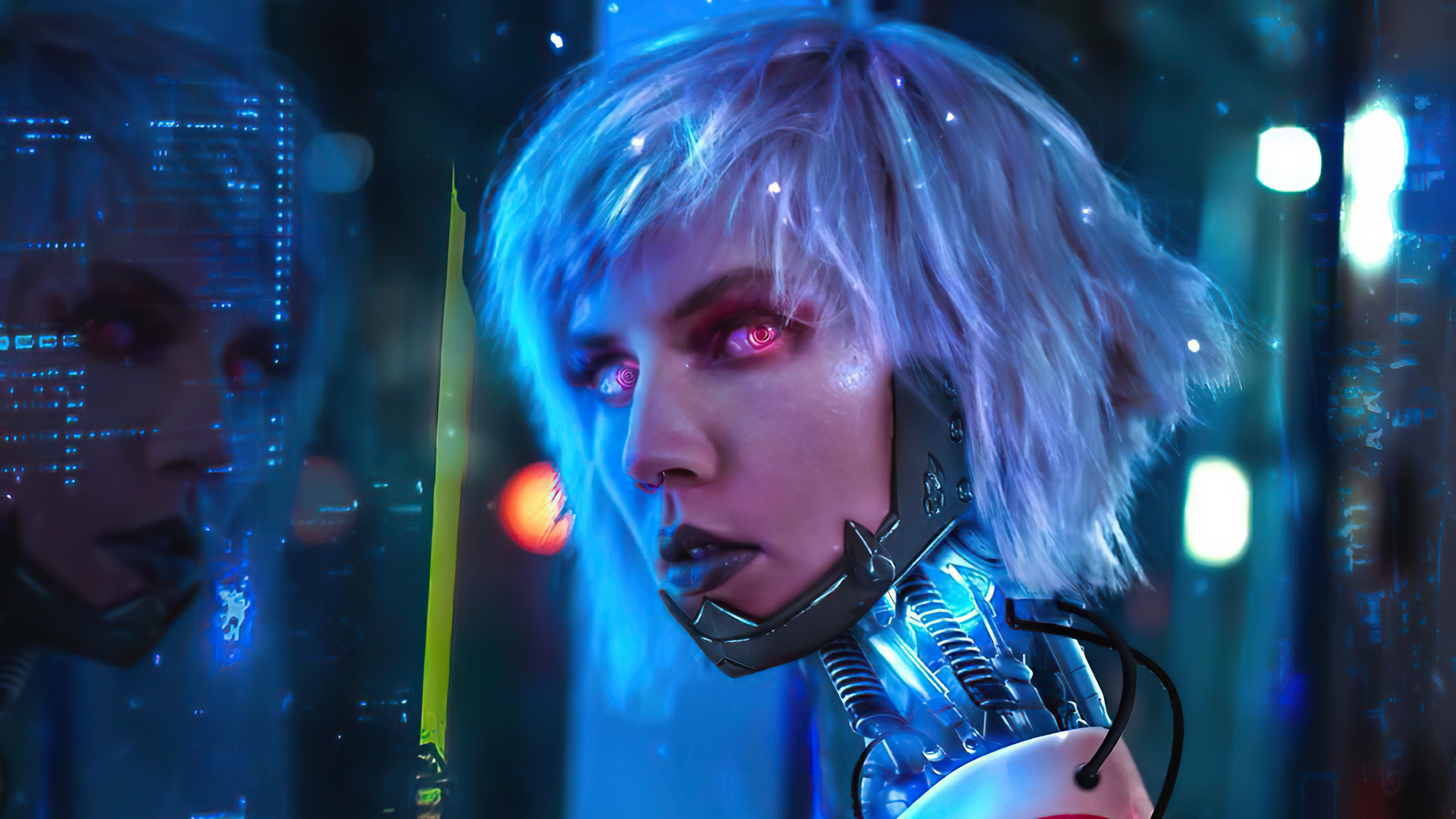 Cyberpunk 2077 Cosplay New 2020 In 2048x1152 Resolution. 