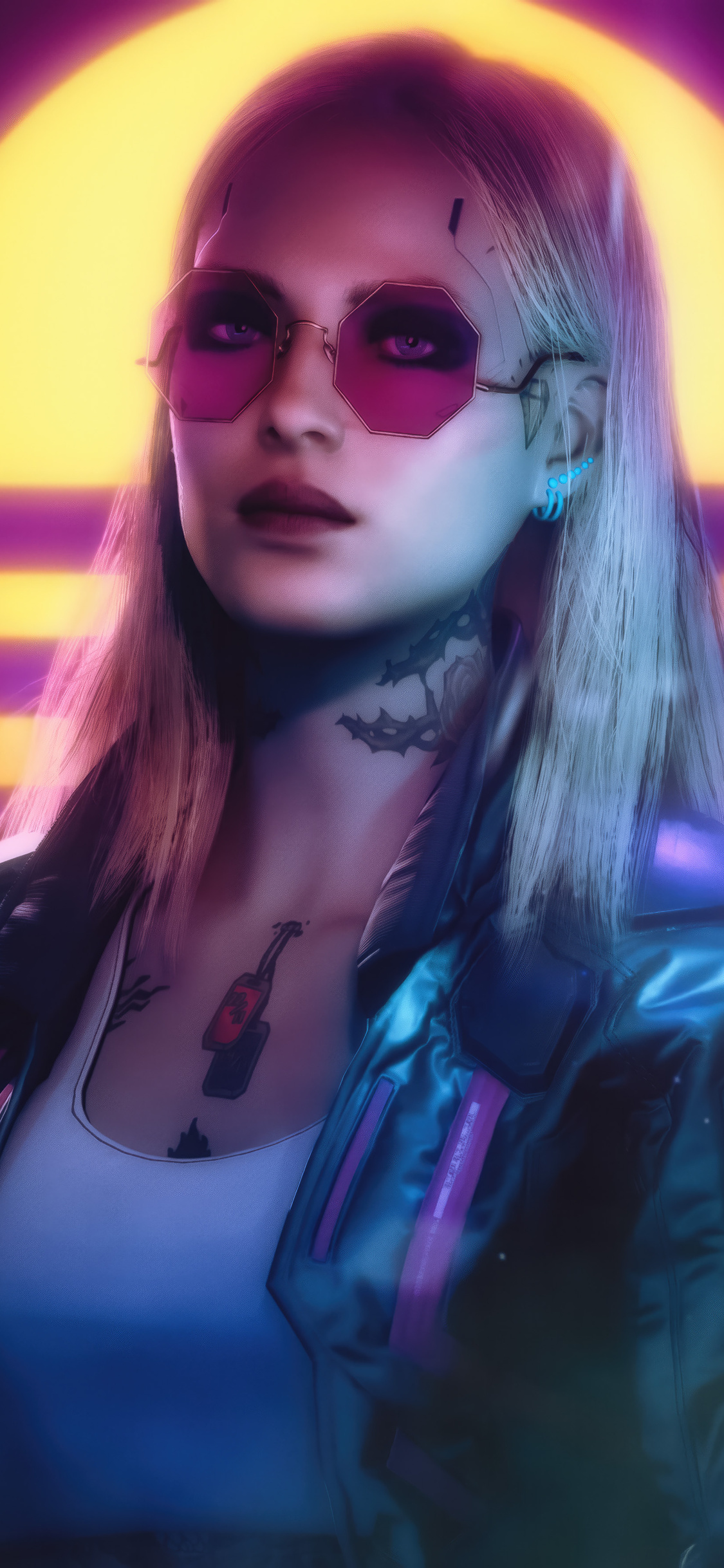 1125x2436 Cyberpunk 2077 Dawn Girl 4k Iphone XS,Iphone 10,Iphone X ,HD ...