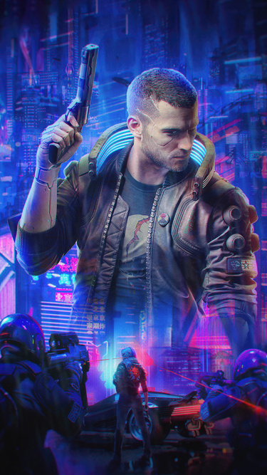 375x667 Cyberpunk 2077 Fan Poster 375x667 Resolution HD 4k Wallpapers ...