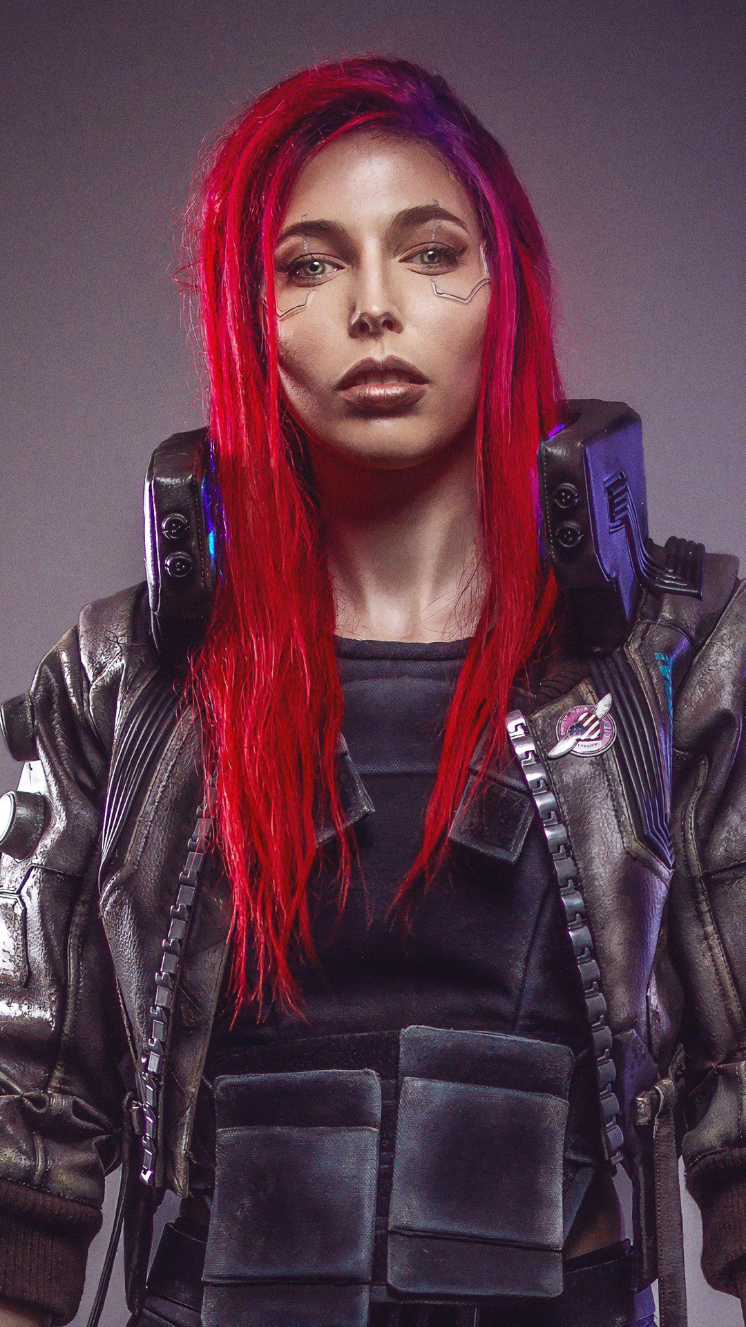 1080x1920 Cyberpunk 2077 Game Girl 4k Iphone 7,6s,6 Plus, Pixel xl ,One