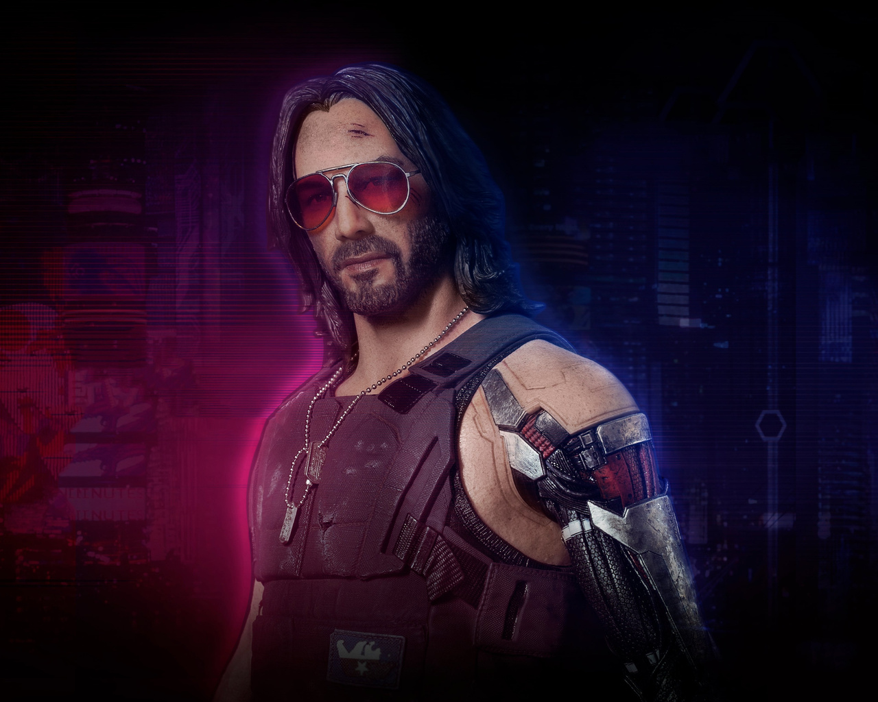 1280x1024 Cyberpunk 2077 Johnny Silverhand 5k 1280x1024 Resolution HD ...