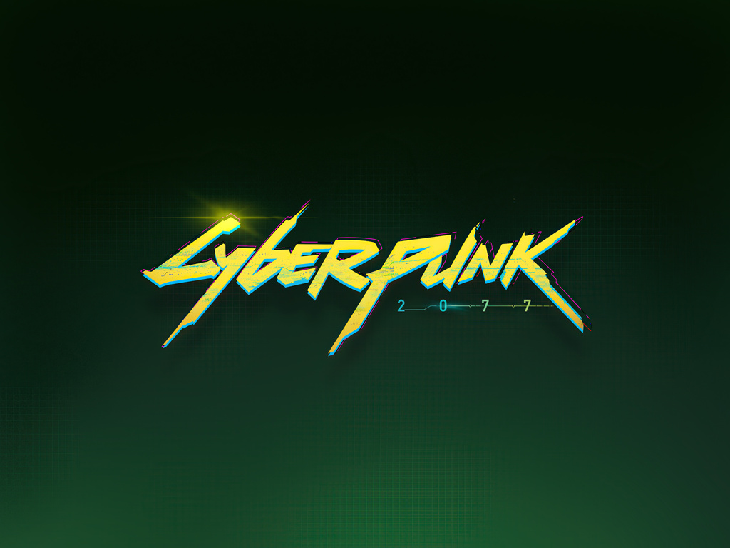 1024x768 Cyberpunk 2077 Logo 5k Wallpaper,1024x768 Resolution HD 4k ...