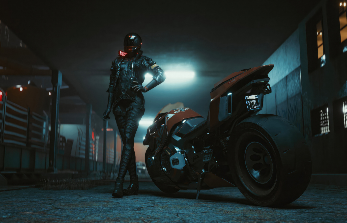 1400x900 Cyberpunk 2077 Scifi Biker Girl 1400x900 Resolution HD 4k ...