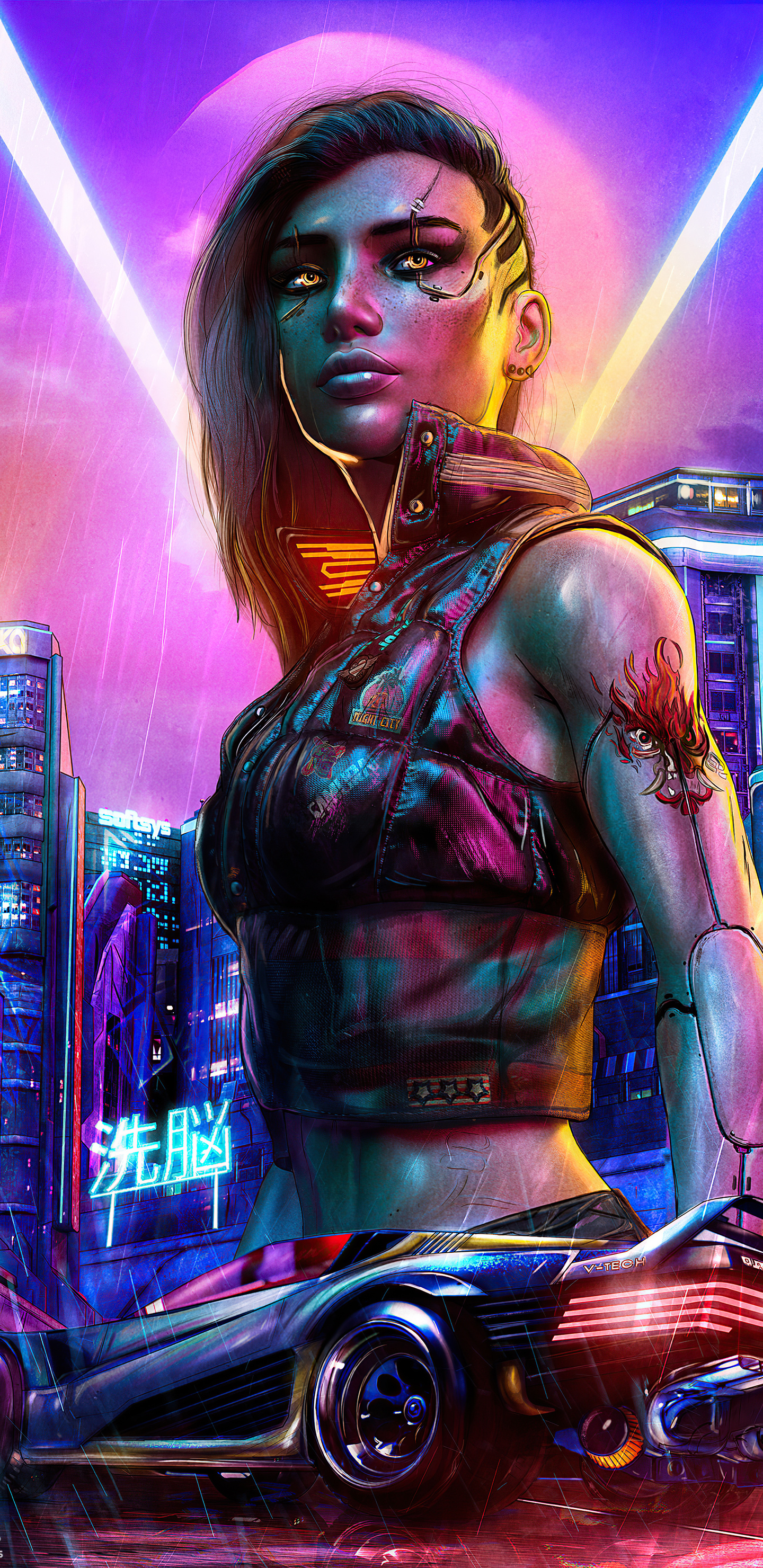 Cyberpunk 2077 Phone Wallpaper by lu_iggyo_o - Mobile Abyss