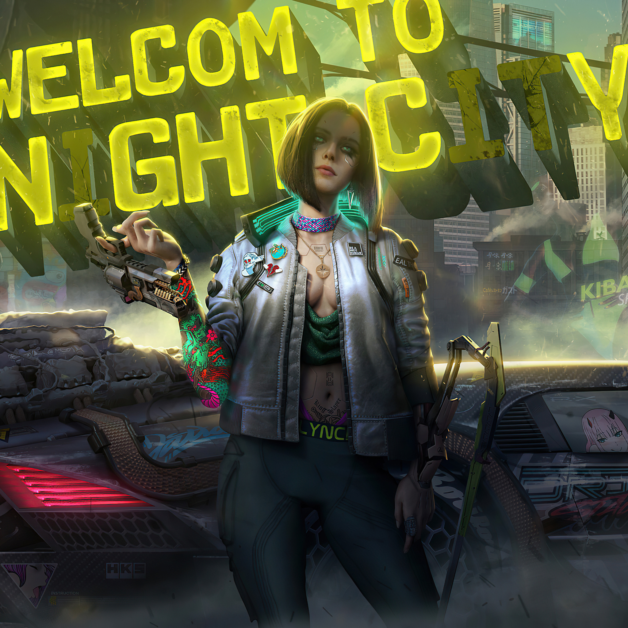 Cyberpunk 2077 Welcome To Night City Live Wallpaper - WallpaperWaifu