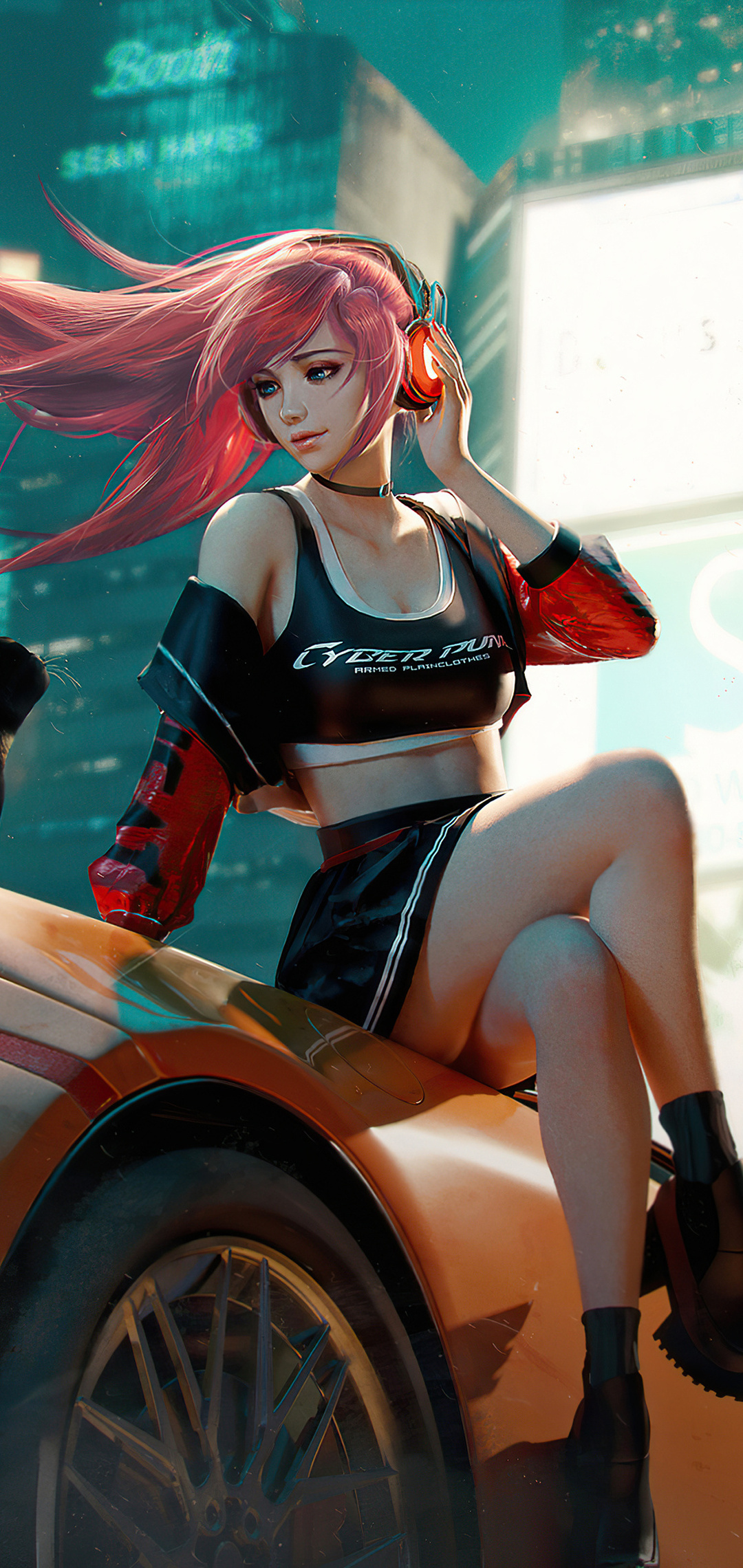 1080x2280 Cyberpunk Anime Girl 5k One Plus 6,Huawei p20,Honor view 10,Vivo  y85,Oppo f7,Xiaomi Mi A2 ,HD 4k Wallpapers,Images,Backgrounds,Photos and  Pictures