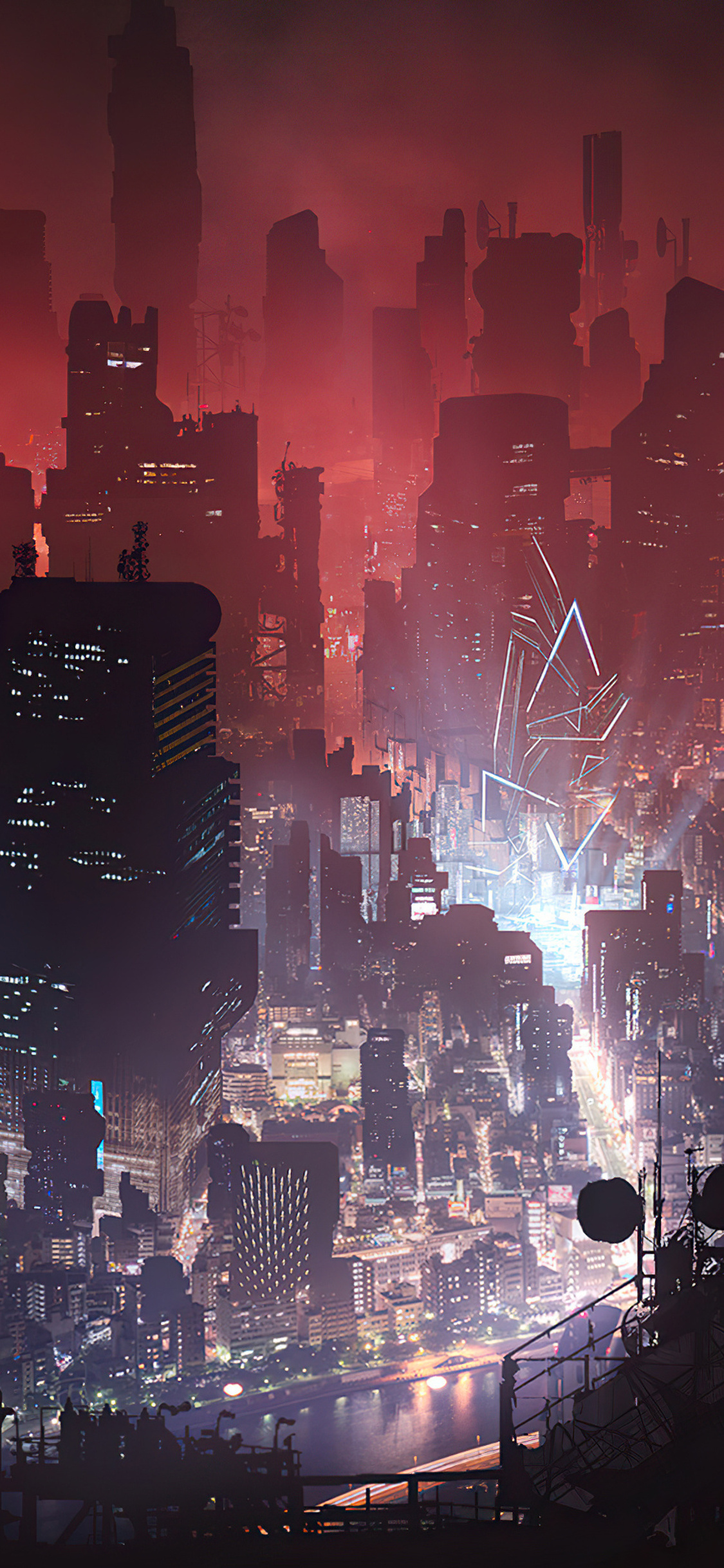 Cyberpunk City Abstract Wallpapers - Cool City Wallpaper iPhone