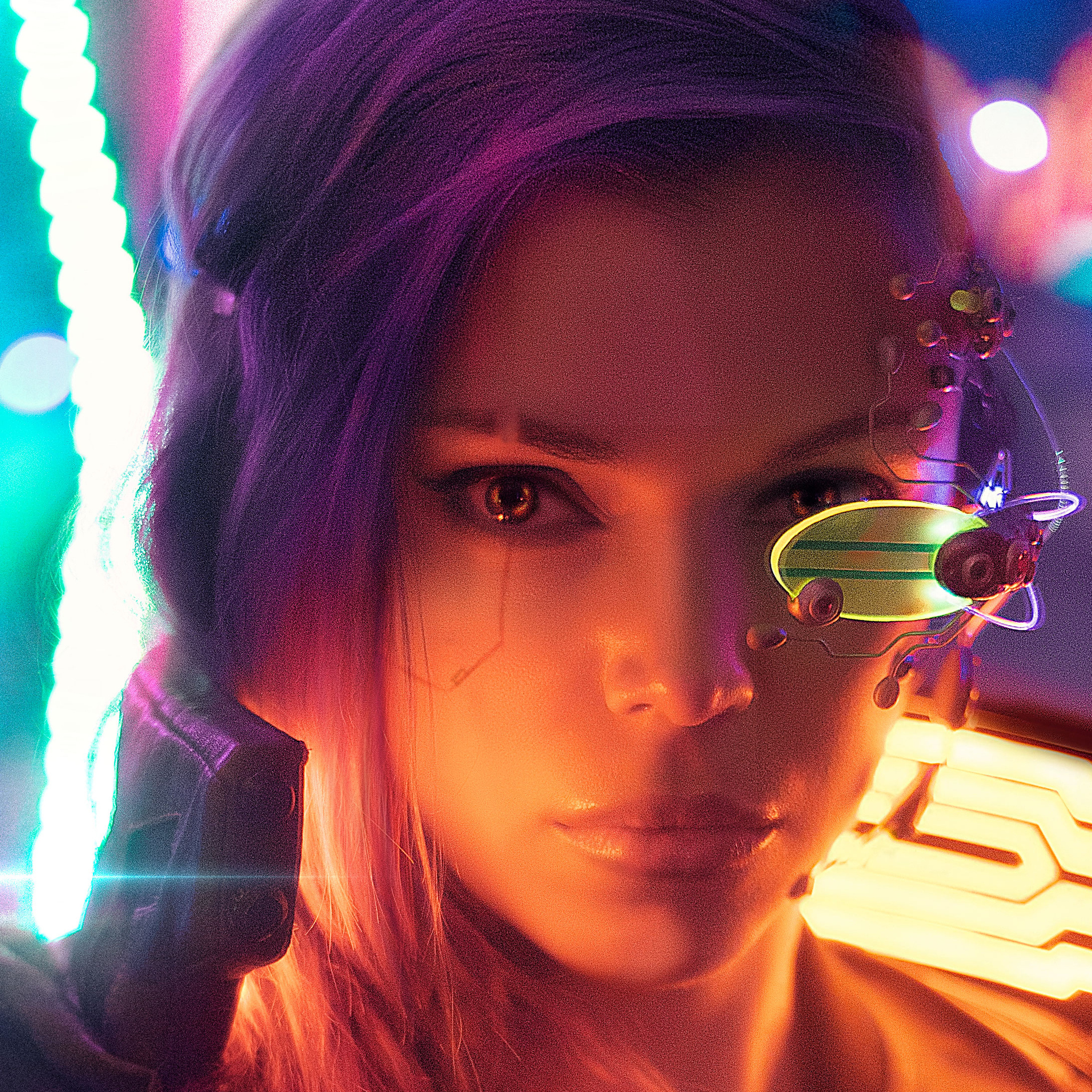 Cyberpunk avatar girl фото 4