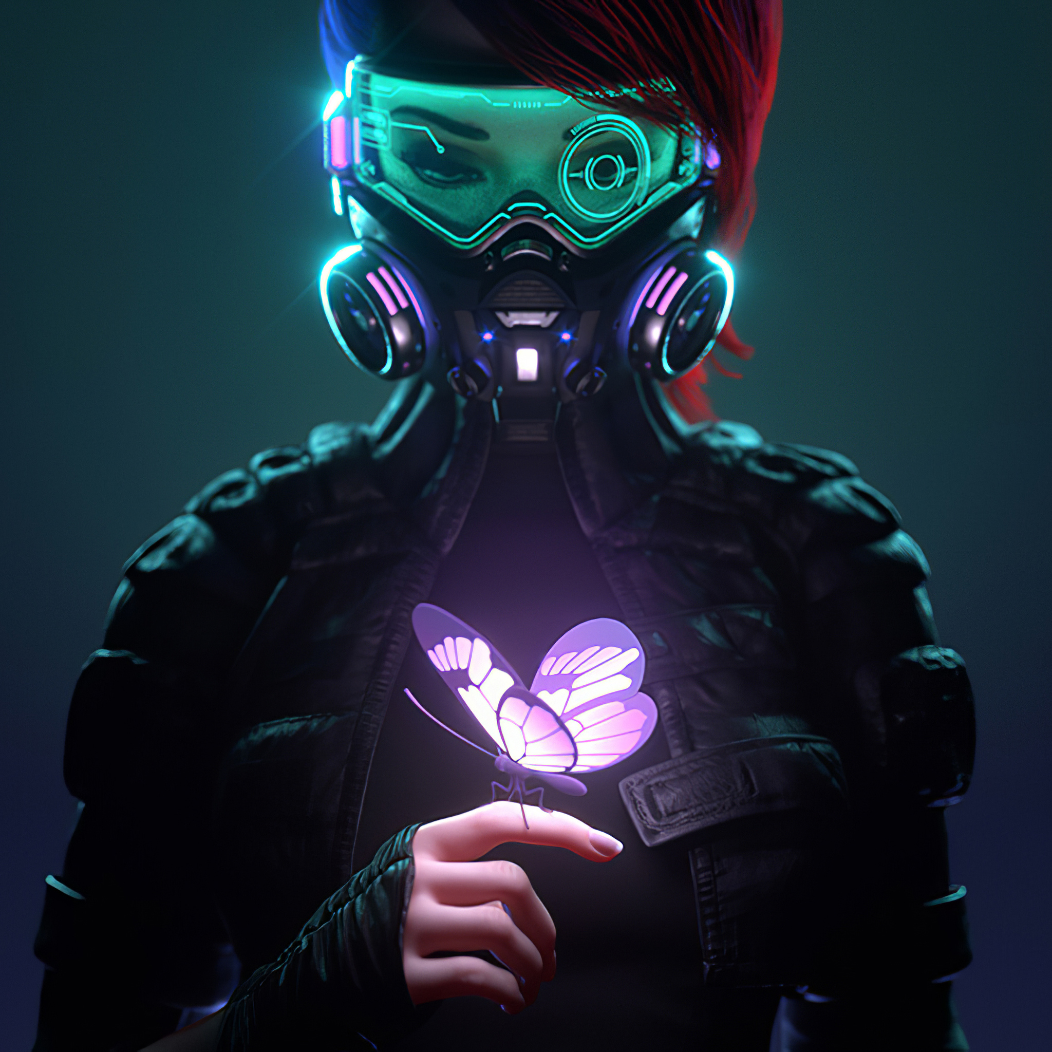 Cyberpunk avatar girl фото 2