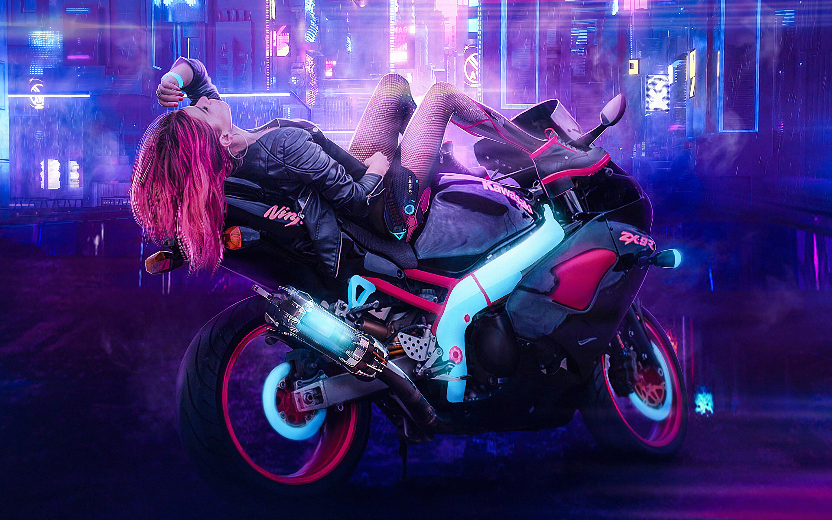Hd cyberpunk: Cyberpunk Wallpaper Bike