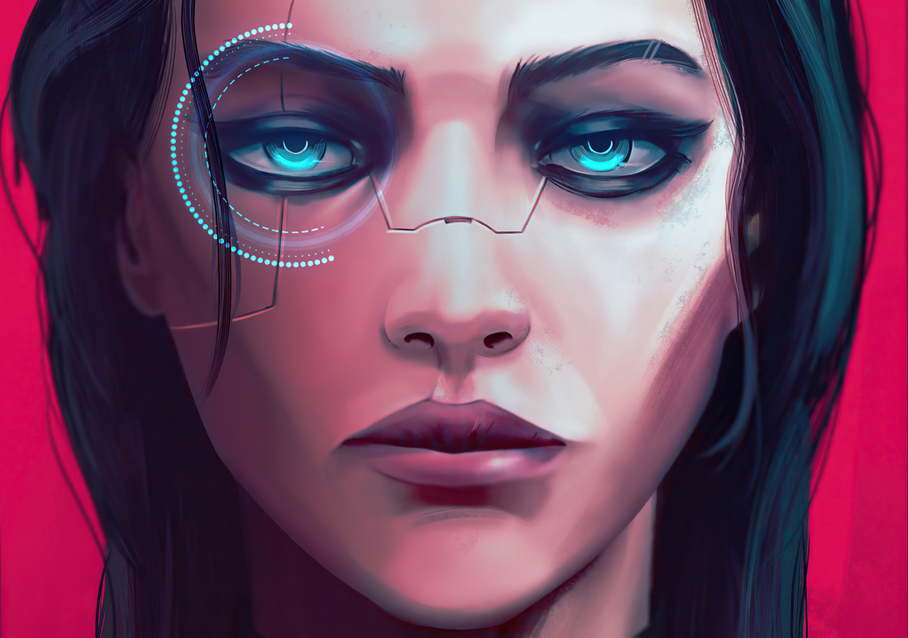 1280x900 Cyberpunk Girl Portrait 5k 1280x900 Resolution HD 4k ...