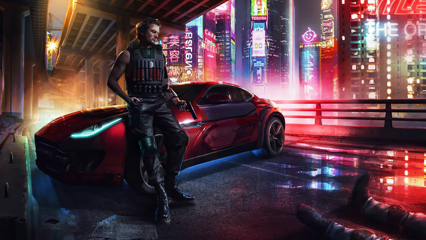 1360x768 Cyberpunk Mafia Gang Boy 8k Laptop HD HD 4k Wallpapers, Images,  Backgrounds, Photos and Pictures