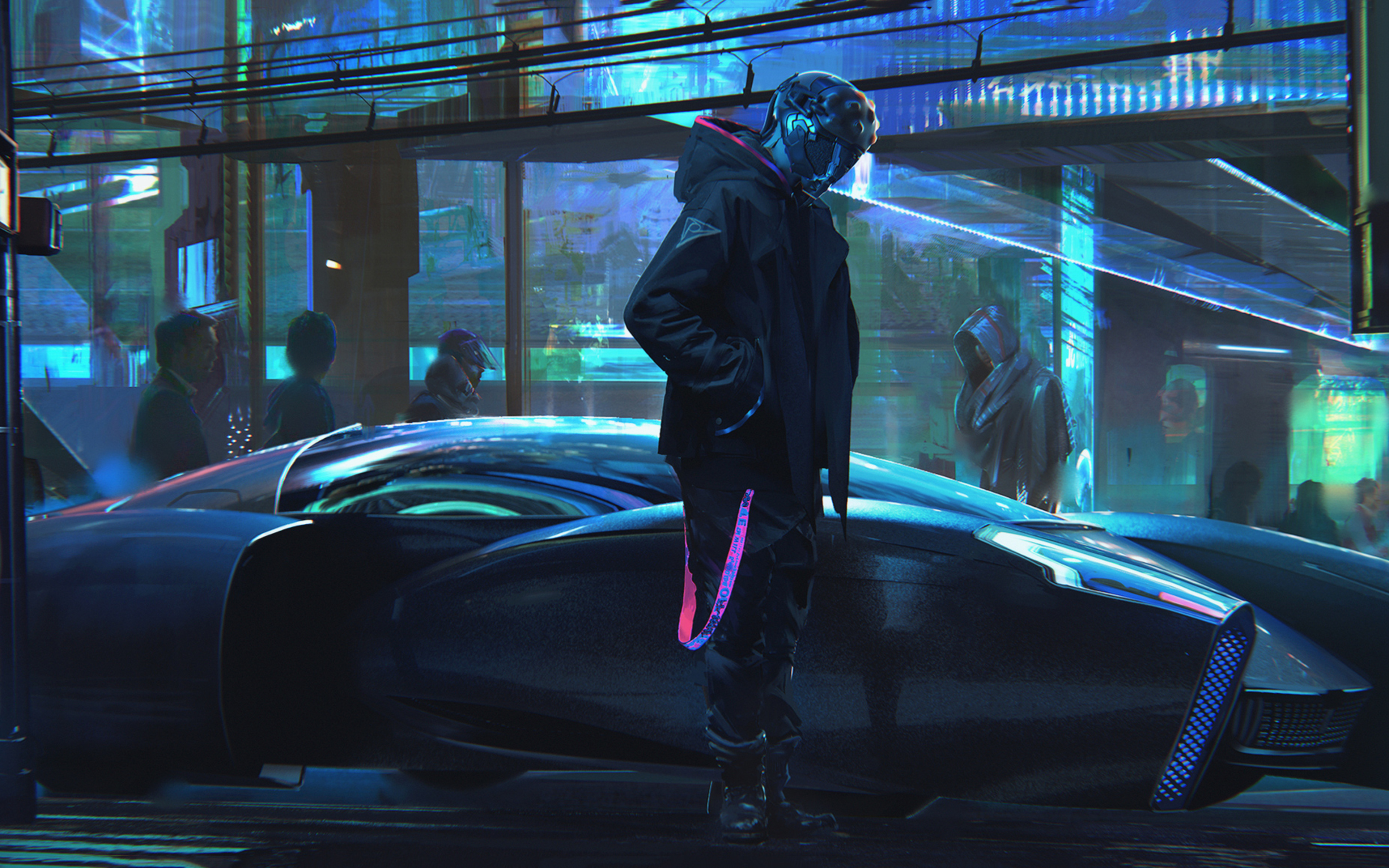 Cyberpunk scene. Cyberpunk 2077 City неон. Cyberpunk 2077 машина неон. Cyberpunk 2077 арт неон город.