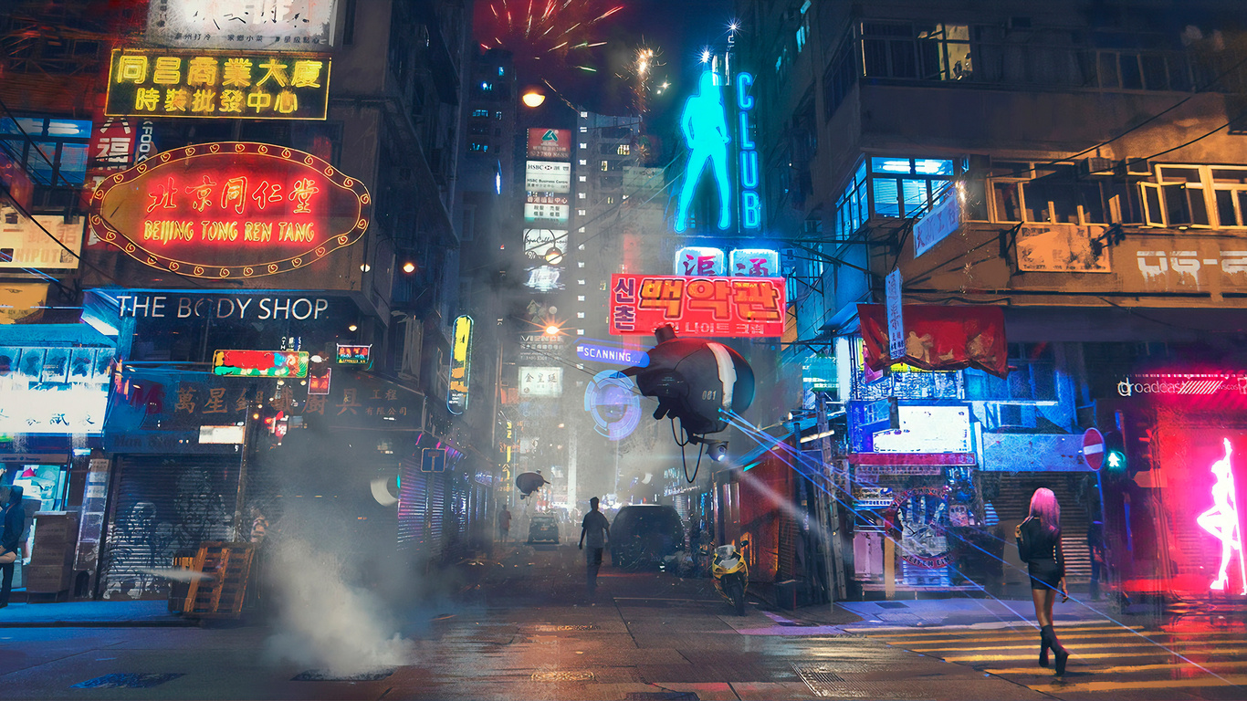 1366x768 Club 707 Cyberpunk City 5k 1366x768 Resolution HD 4k Wallpapers,  Images, Backgrounds, Photos and Pictures