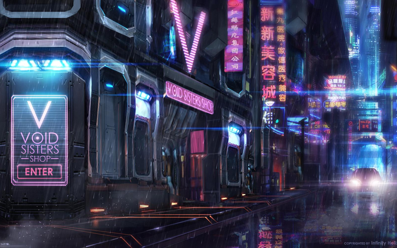 1280x800 Cyberpunk Street 7p Hd 4k Wallpapers Images Backgrounds Photos And Pictures