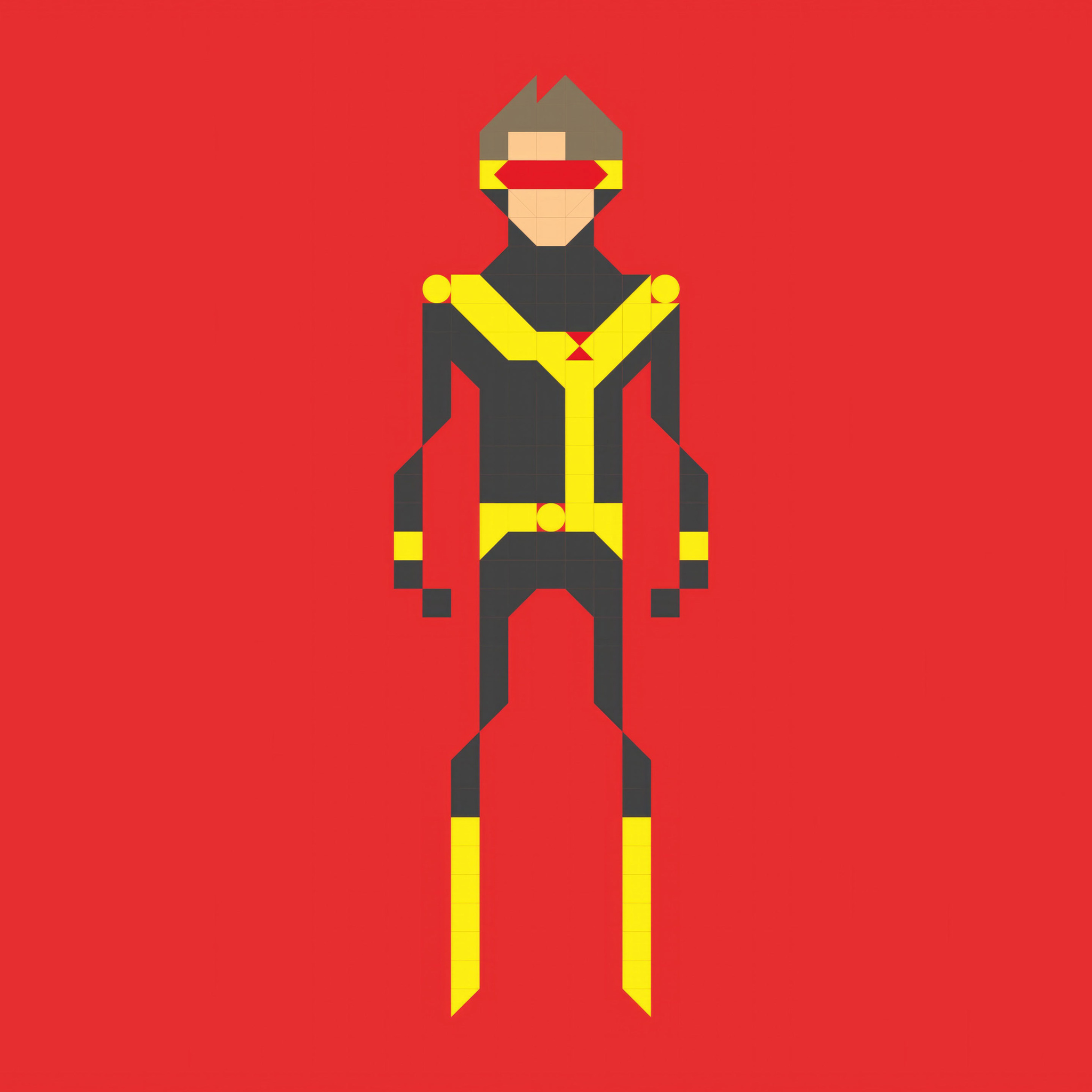 2048x2048 Cyclops Pixel Artwork 5k Ipad Air ,HD 4k Wallpapers,Images ...