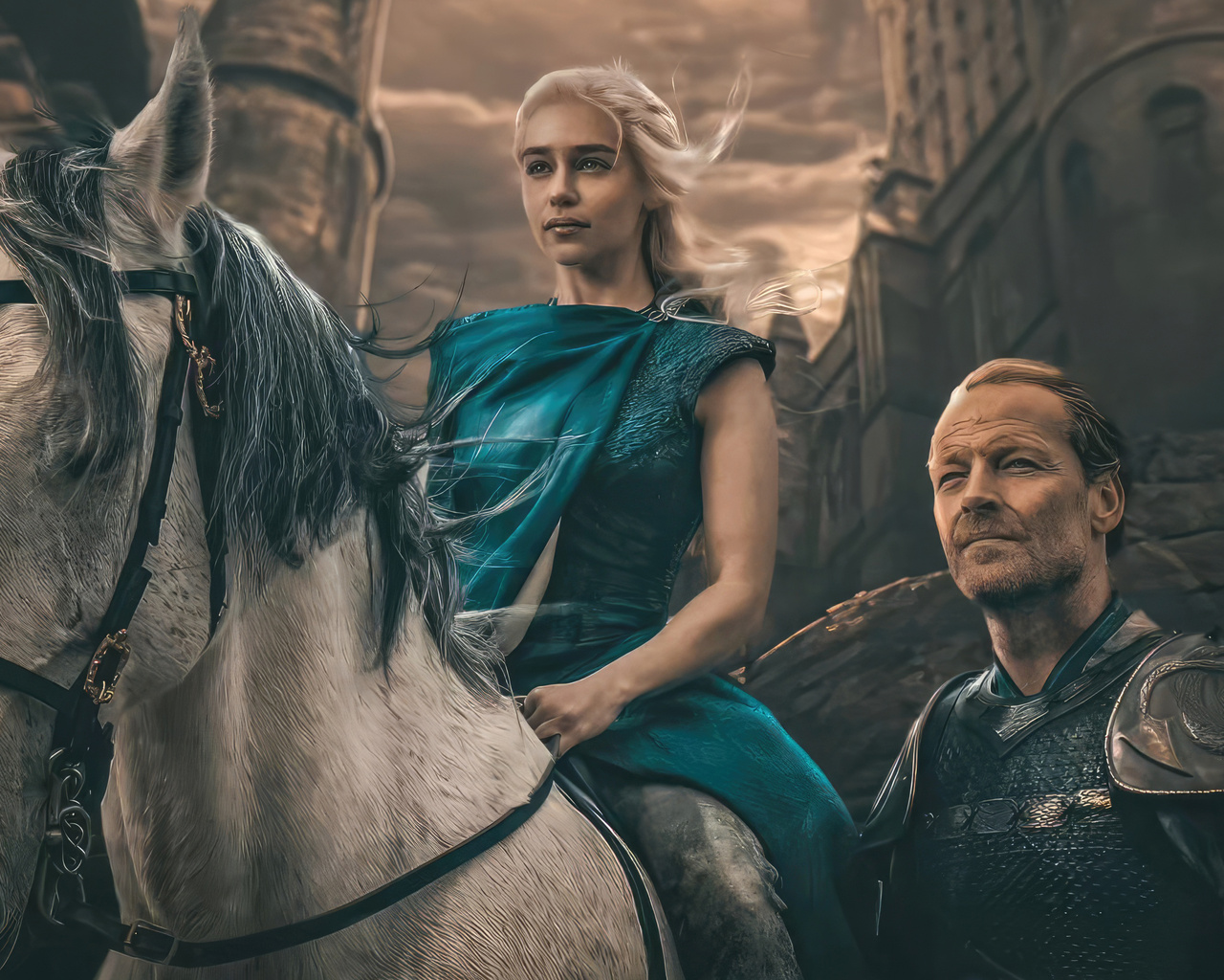 1280x1024 Daenerys Targaryen And Jorah Mormont Wallpaper,1280x1024 ...