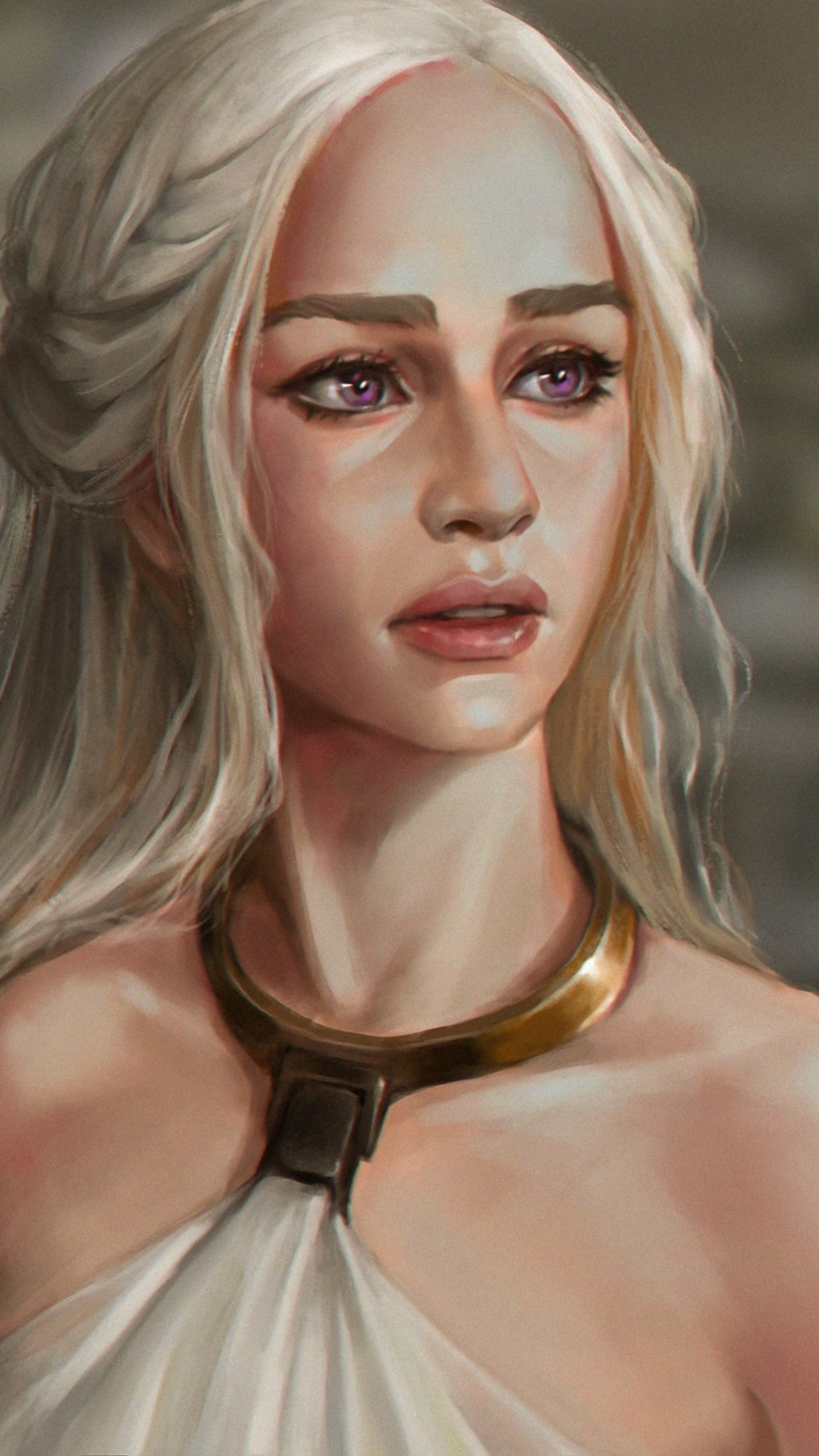 Daenerys Targaryen Fanart In 2160x3840 Resolution. daenerys-targaryen-fanar...