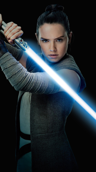 412x732 Daisy Ridley As Rey Star Wars In The Last Jedi 4k 412x732 ...