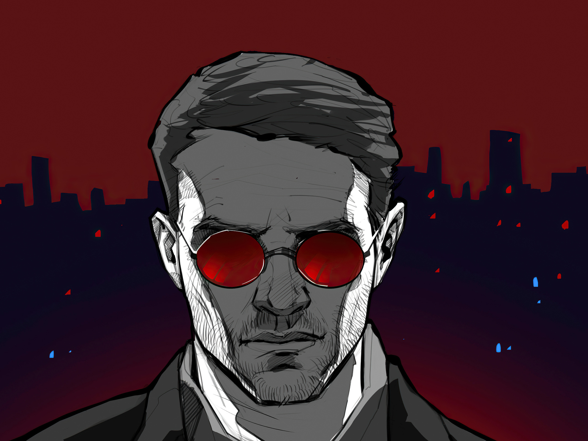 1920x1440 Daredevil Minimalist 5k 1920x1440 Resolution HD 4k Wallpapers ...