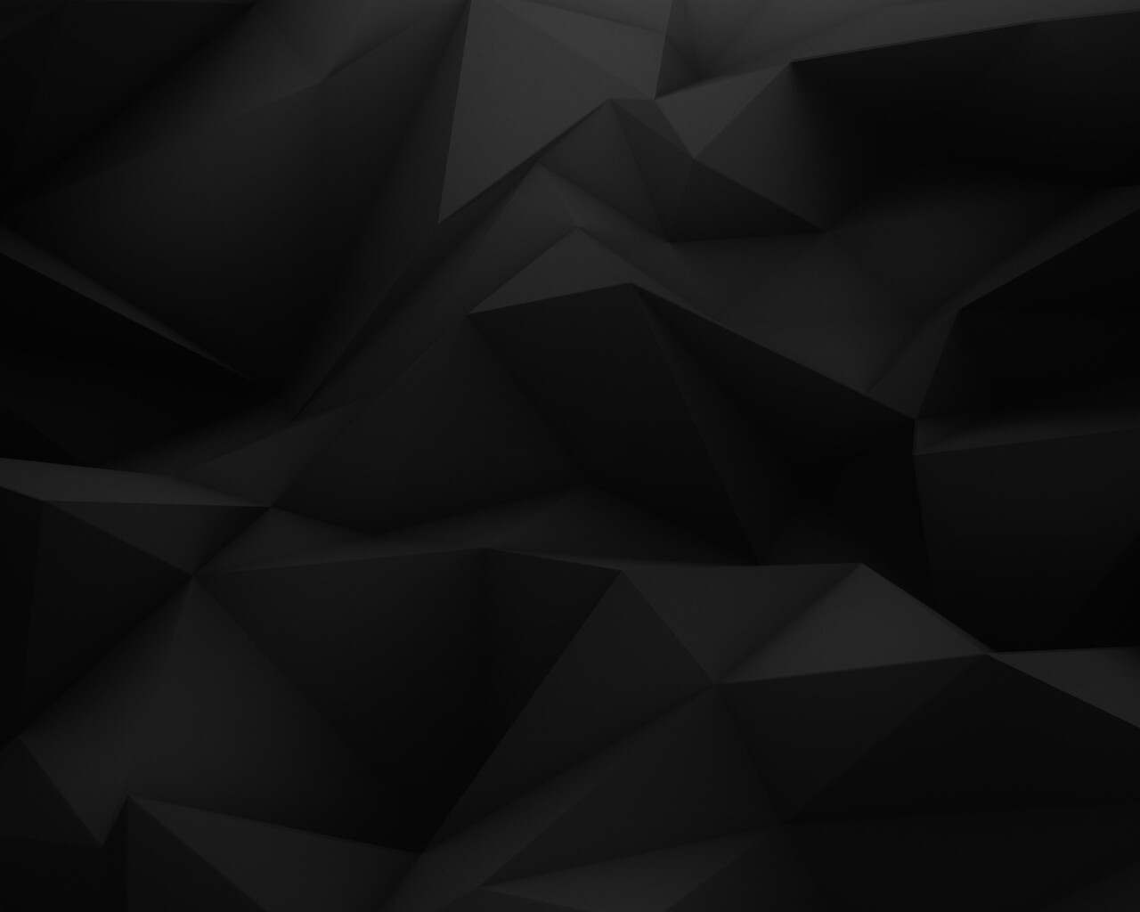 1280x1024 Dark Abstract Black Low Poly Wallpaper,1280x1024 Resolution ...